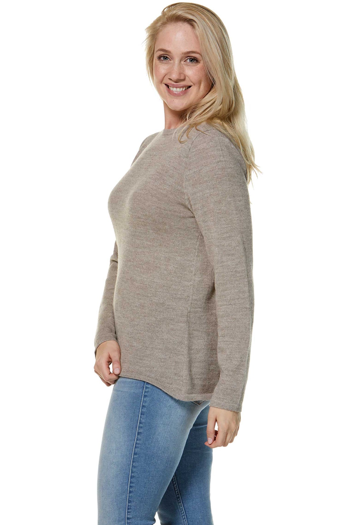 Alpaka Pullover UNI-sand