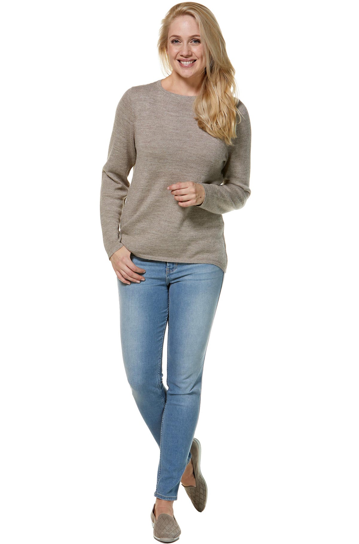 Alpaka Pullover UNI-sand