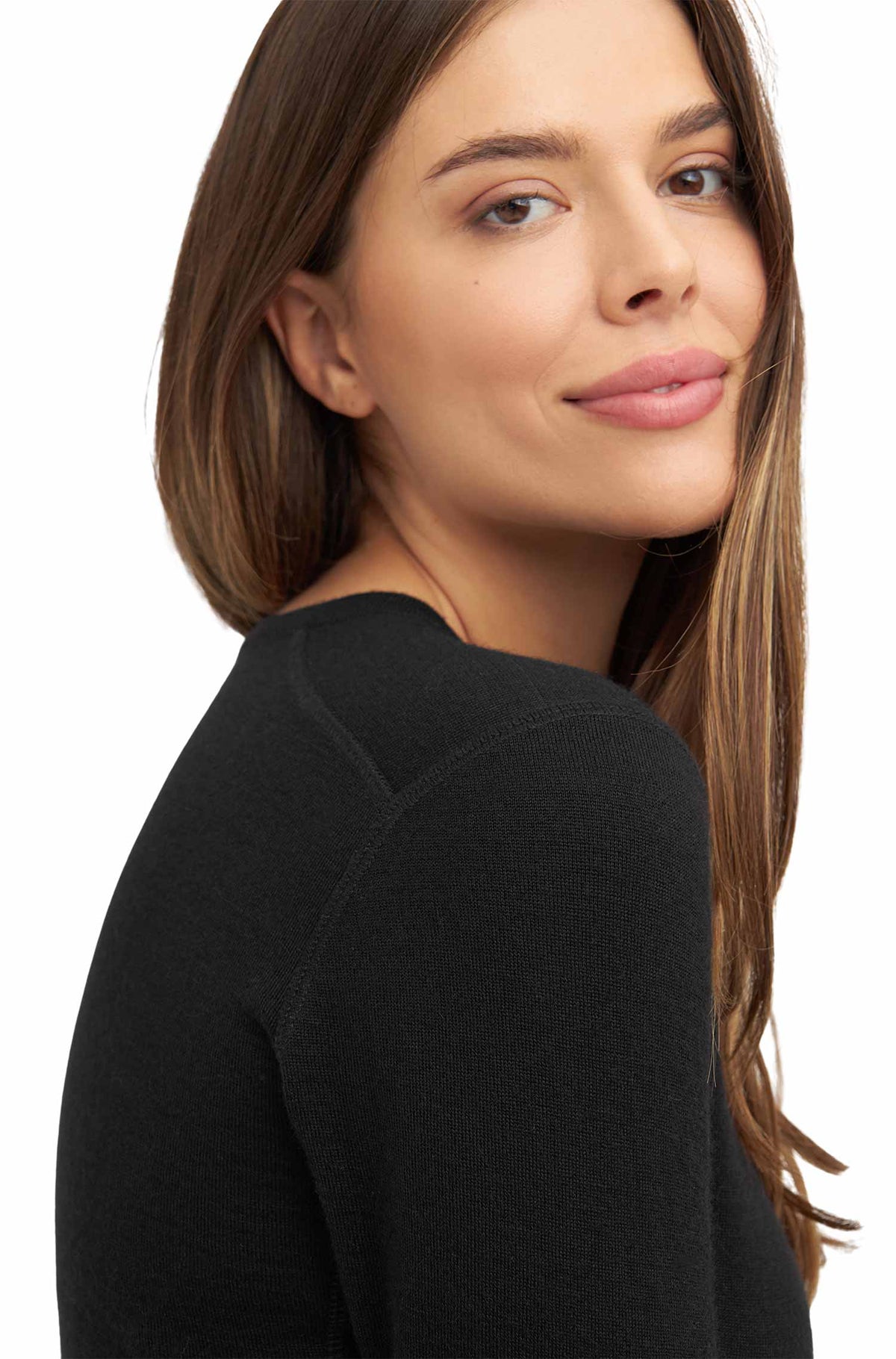 Alpaka Shirt THERMO-schwarz