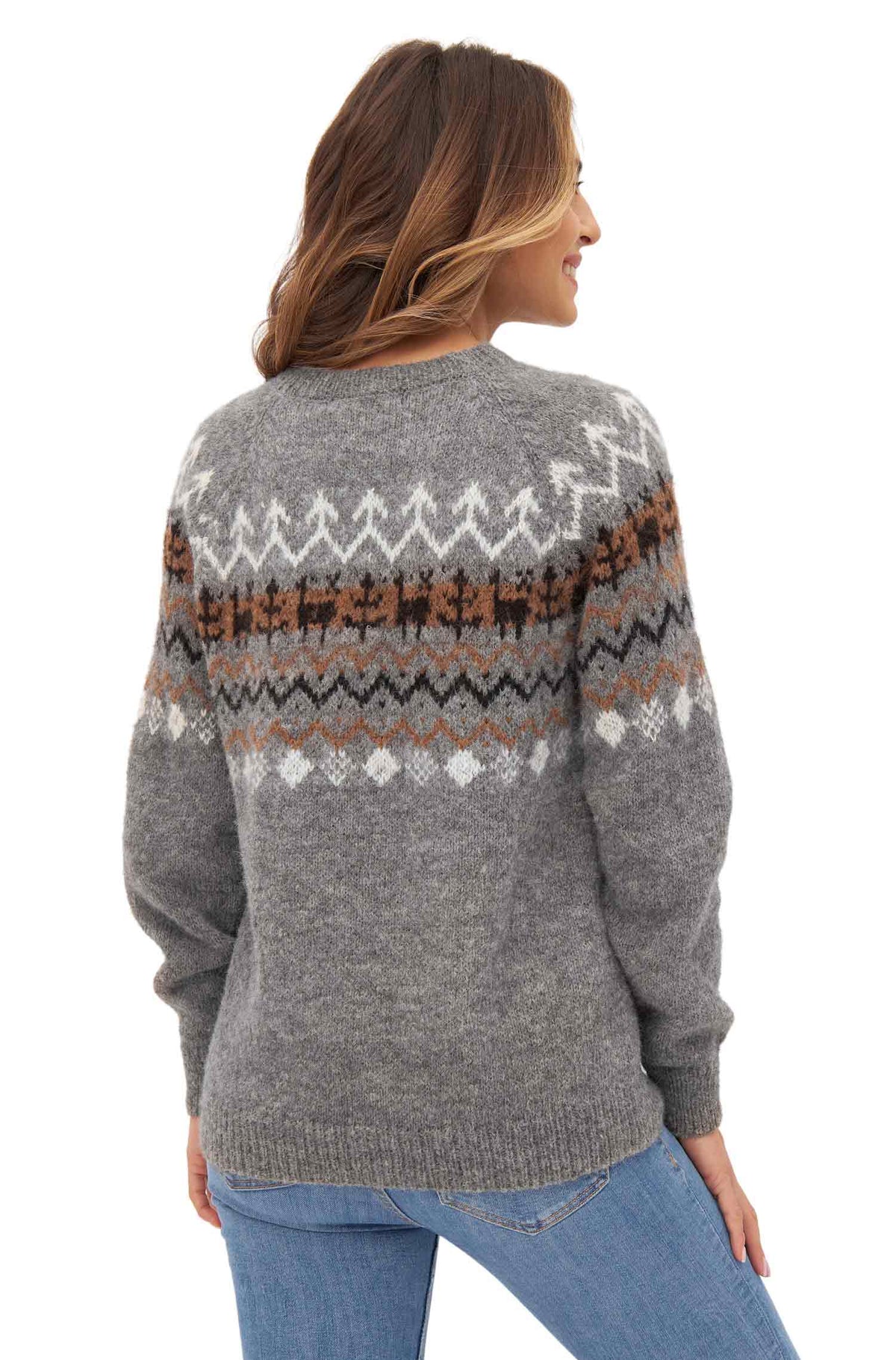 Alpaka Pullover NATURA-anthrazit