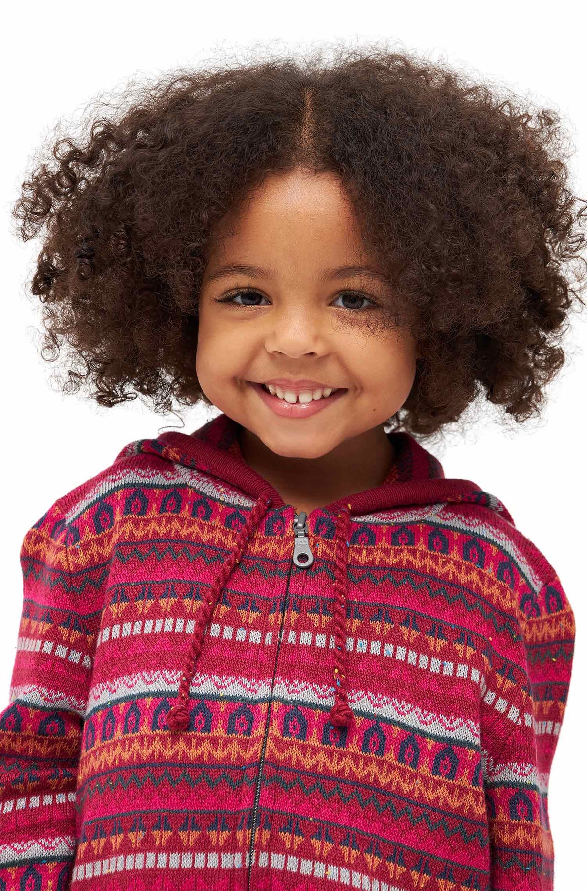 Kinder Strickjacke MONITO-rot