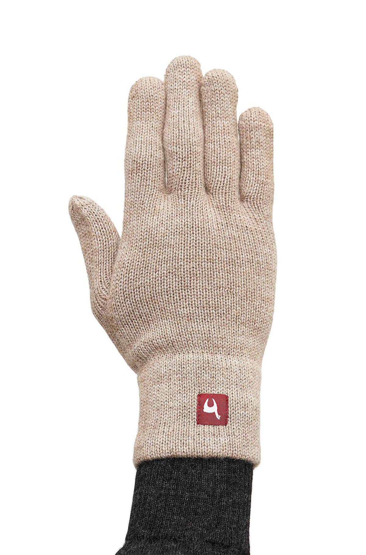 Alpaka Handschuhe UNI-sand