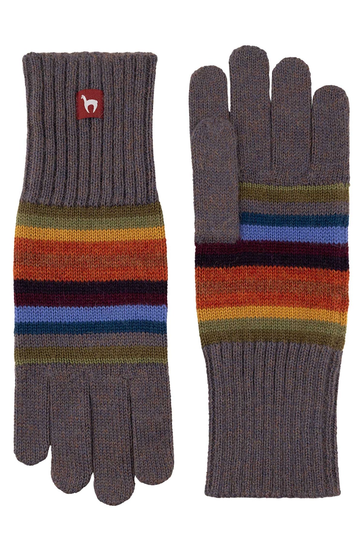 Alpaka Fingerhandschuhe ARCO IRIS aus 100% Baby Alpaka-arco iris