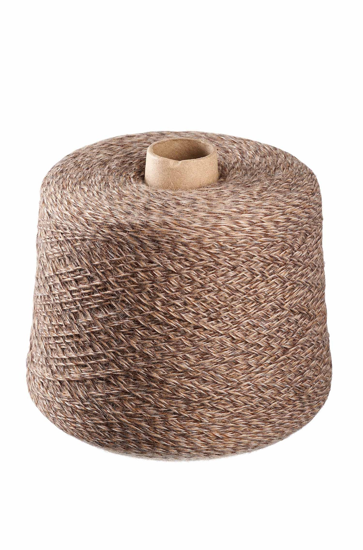 Alpaka Sockengarn MULTICOLOUR | 1kg Kone-braungrau meliert
