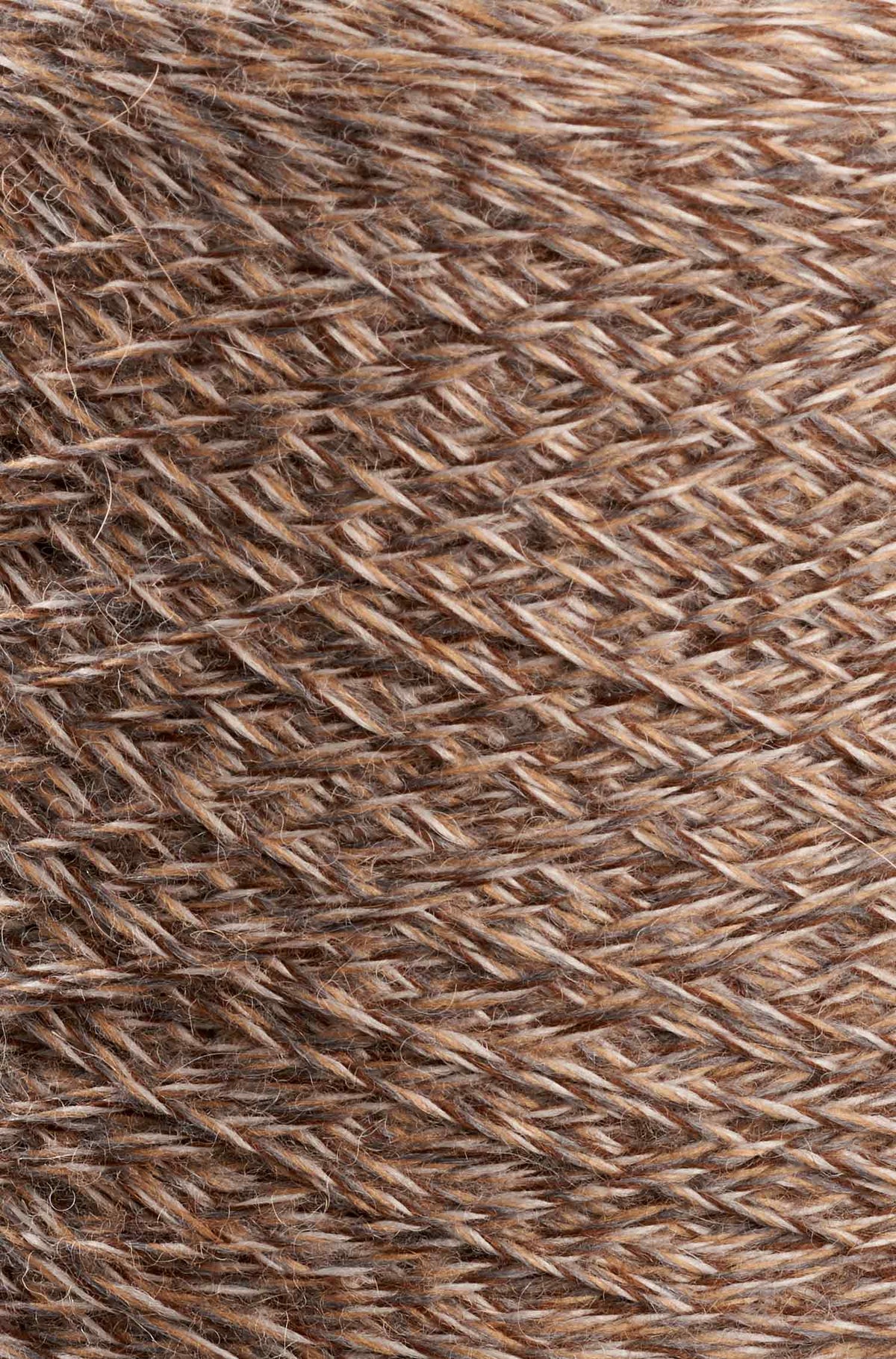 Alpaka Sockengarn MULTICOLOUR | 1kg Kone-braungrau meliert