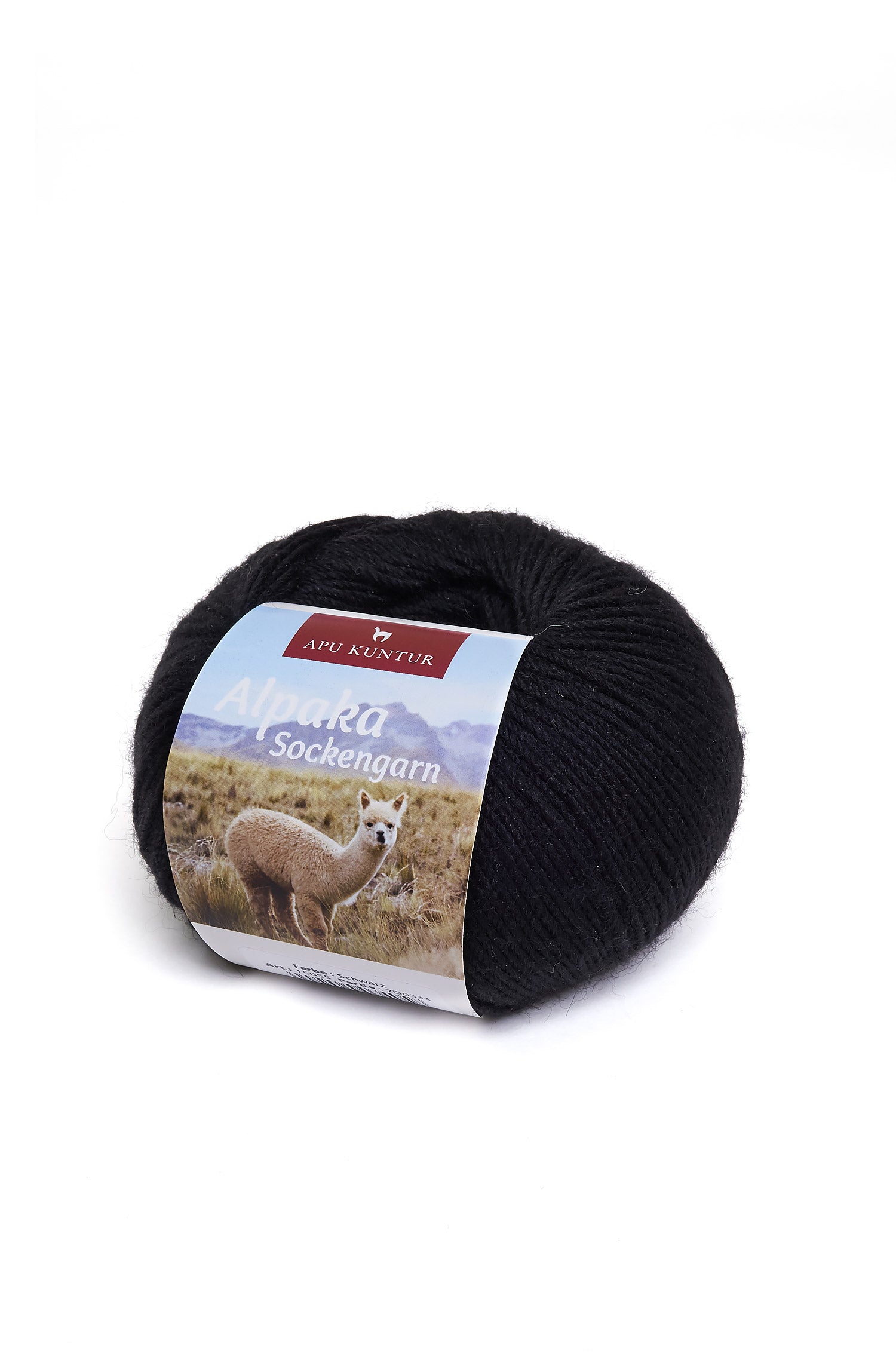 Alpaka Sockengarn MULTICOLOR | 50g-schwarz