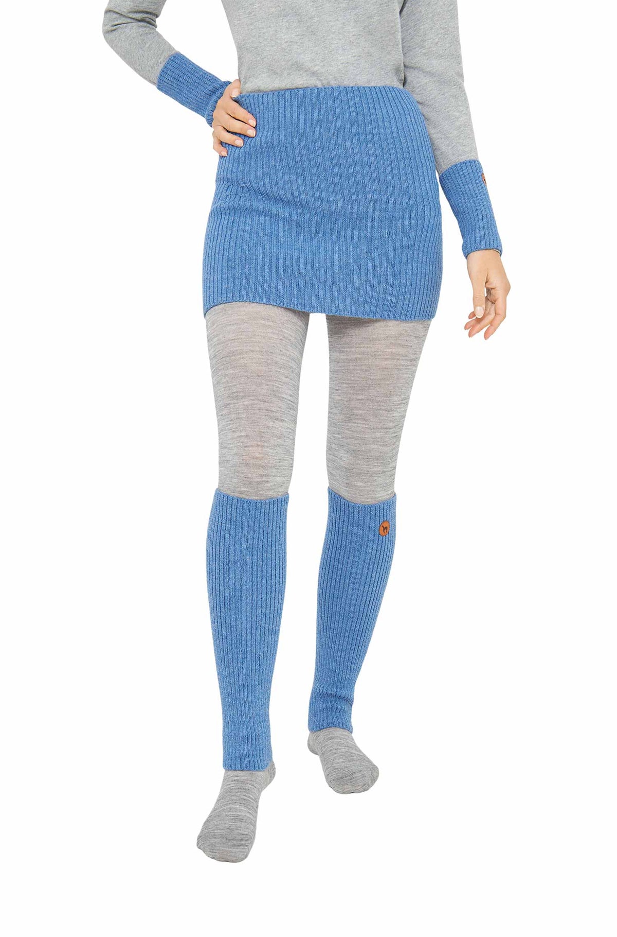 Nierenwärmer RIPP aus 100% Baby Alpaka-sky blue
