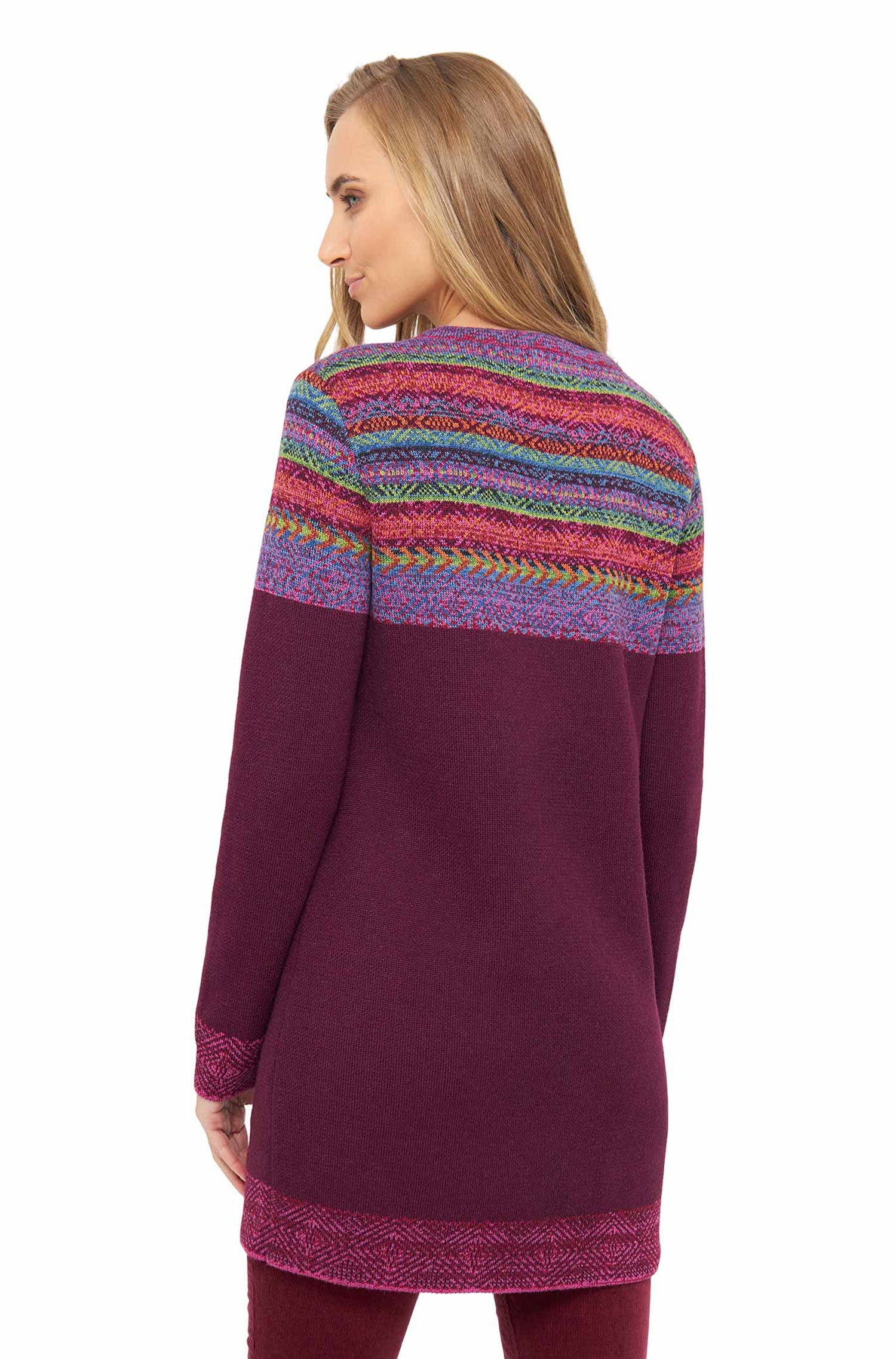 Alpaka Tunika Pullover HALEY-kuychi berry