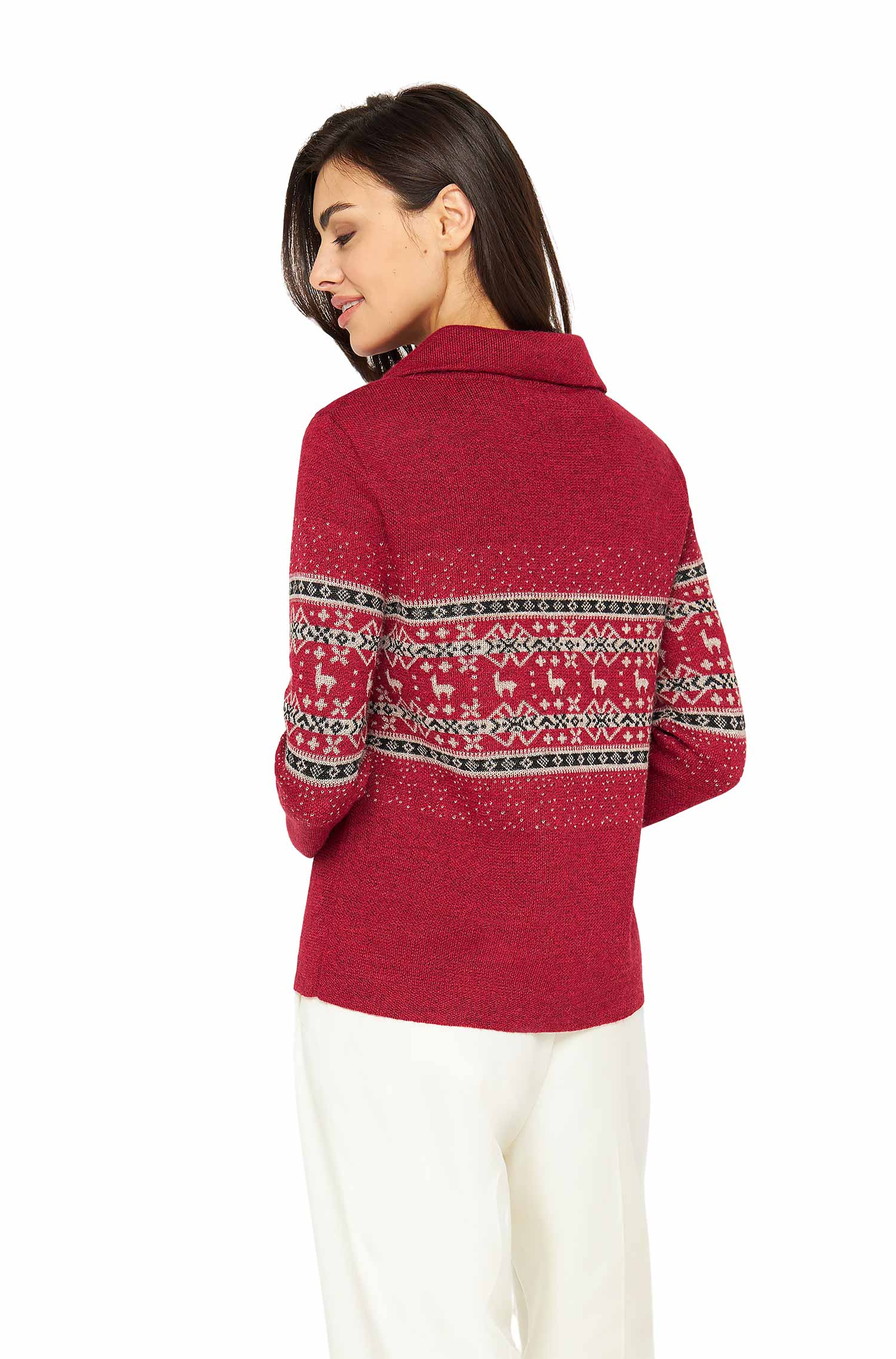 Alpaka Damen Troyer NEVADO aus 100% Baby Alpaka-nevado