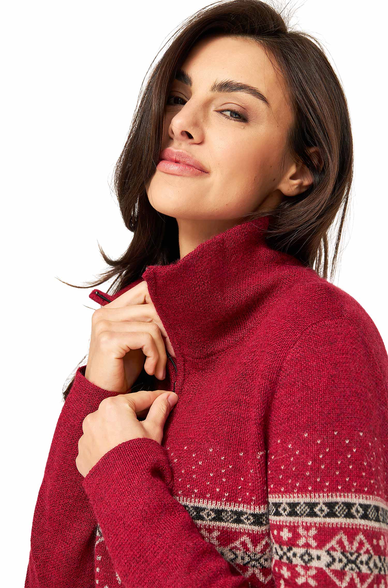 Alpaka Damen Troyer NEVADO aus 100% Baby Alpaka-nevado
