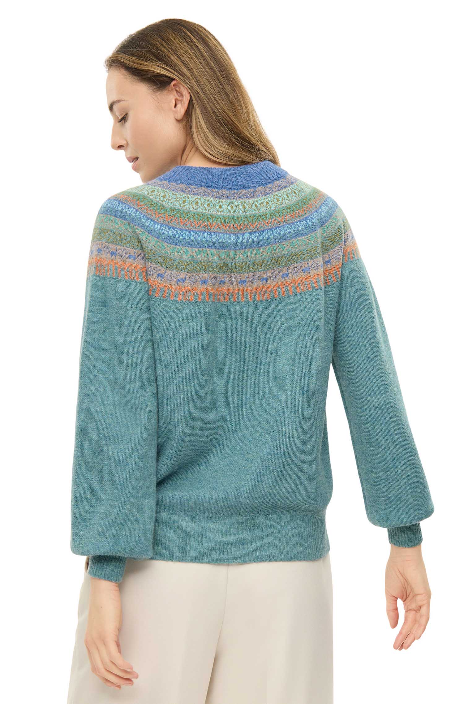 Alpaka Pullover SOLANA-tiefsee