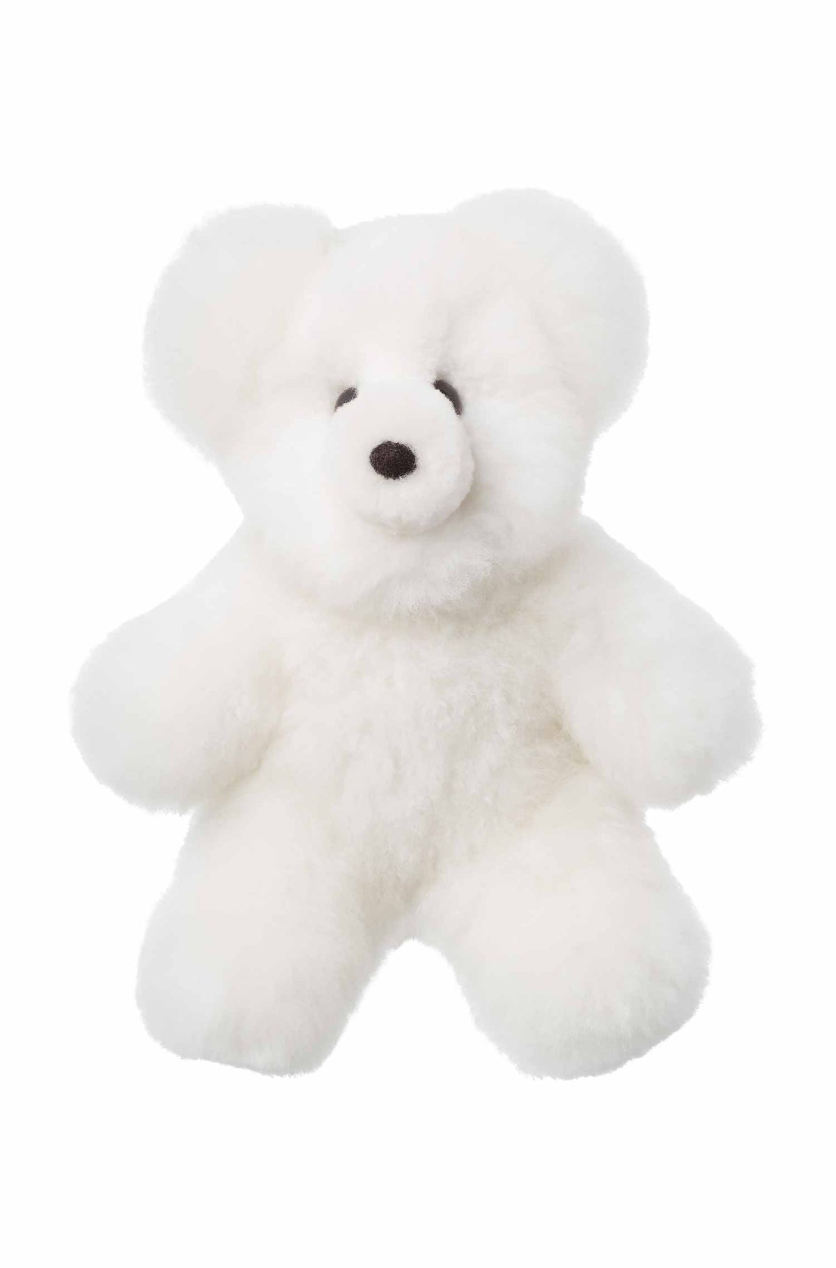 Alpaka Felltier TEDDY 30cm-weiss