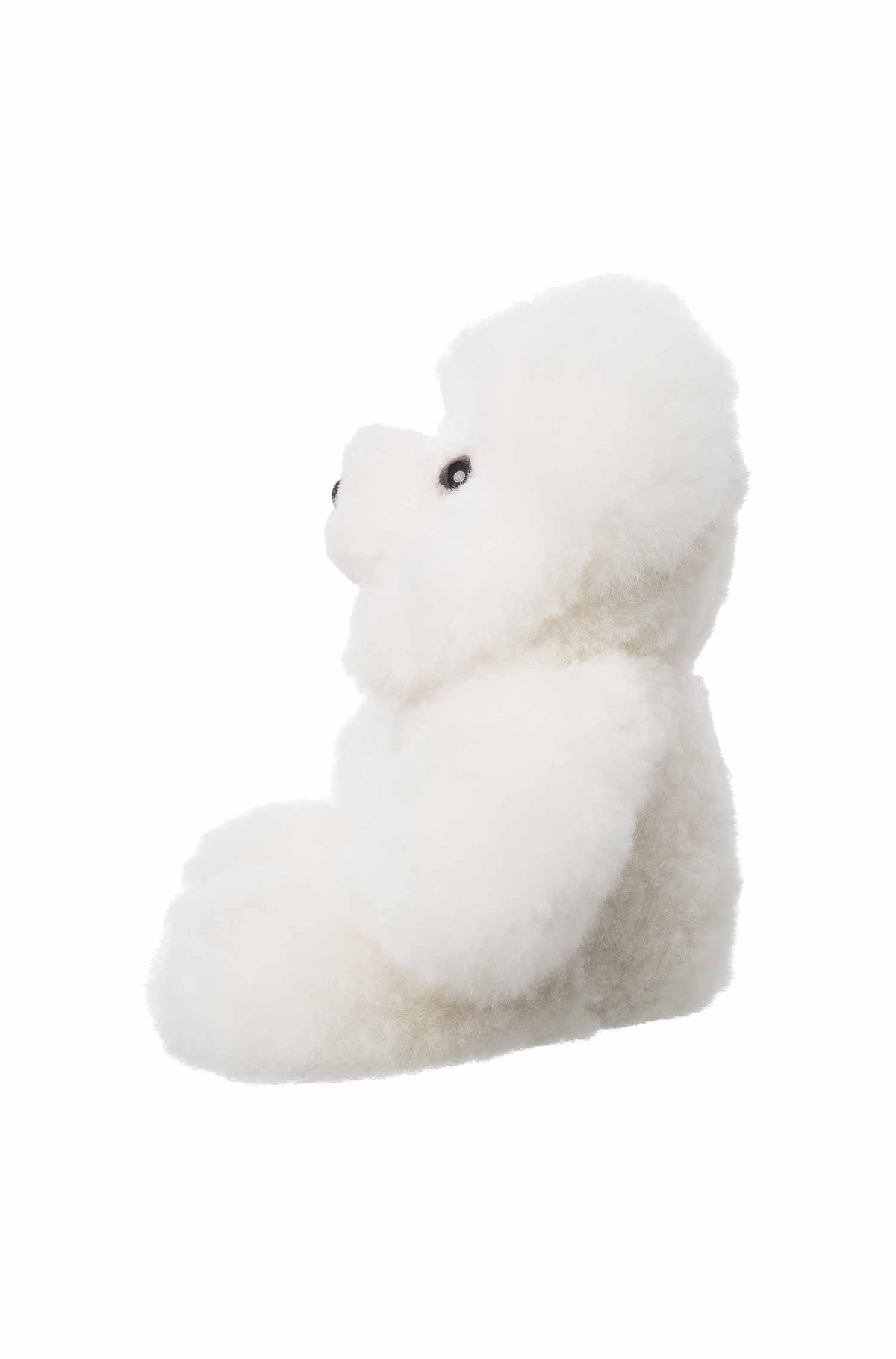 Alpaka Felltier TEDDY 30cm-weiss