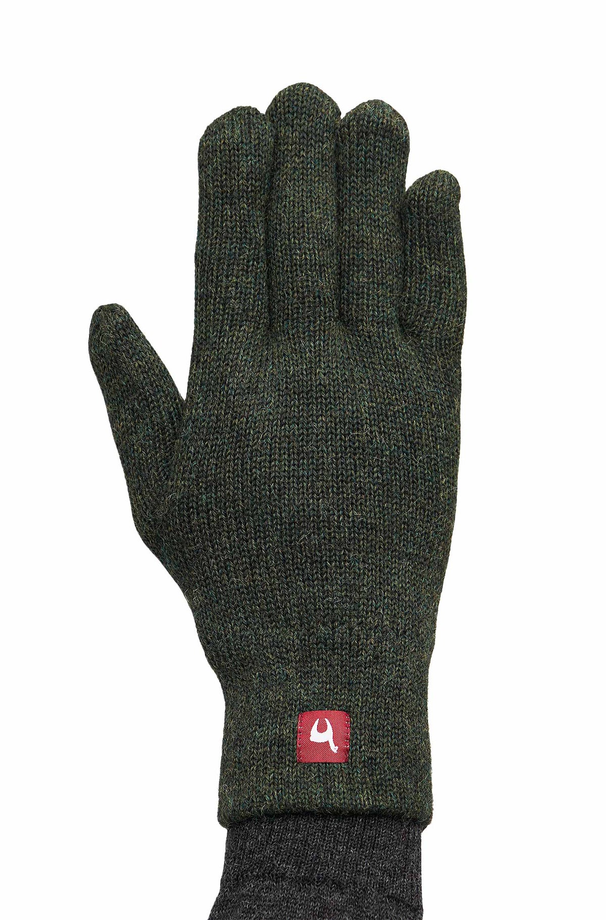 Alpaka Handschuhe UNI | gefüttert-tannengrün