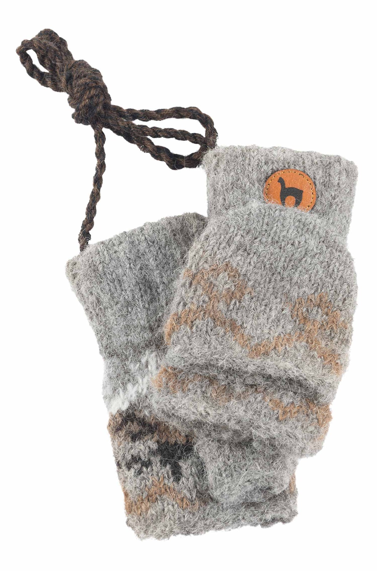 Kinder Känguru Handschuhe NATURA-anthrazit