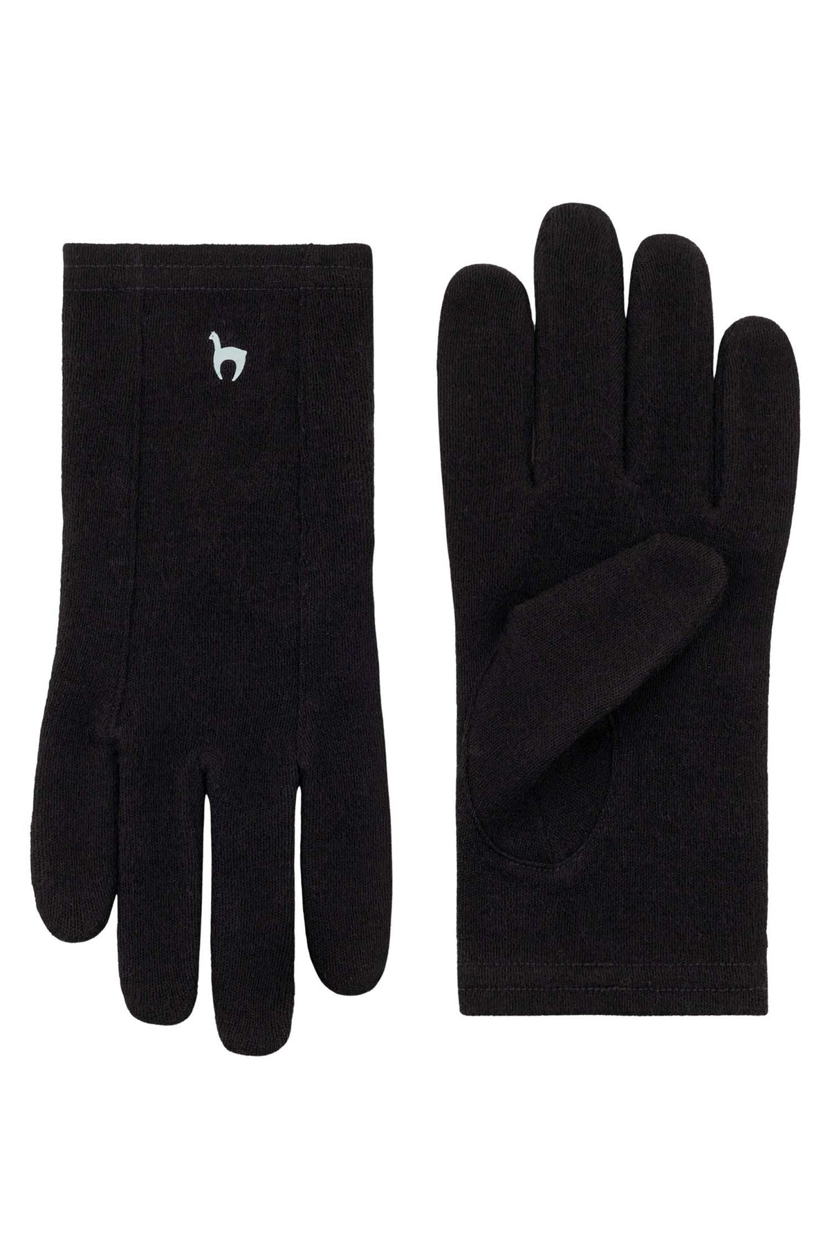 Alpaka Fingerhandschuh THERMO LAYER-schwarz