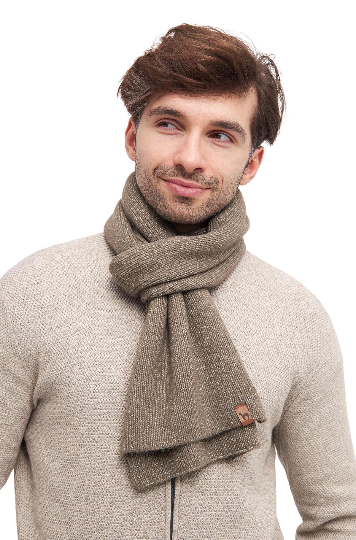 Alpaka Schal PACA-taupe