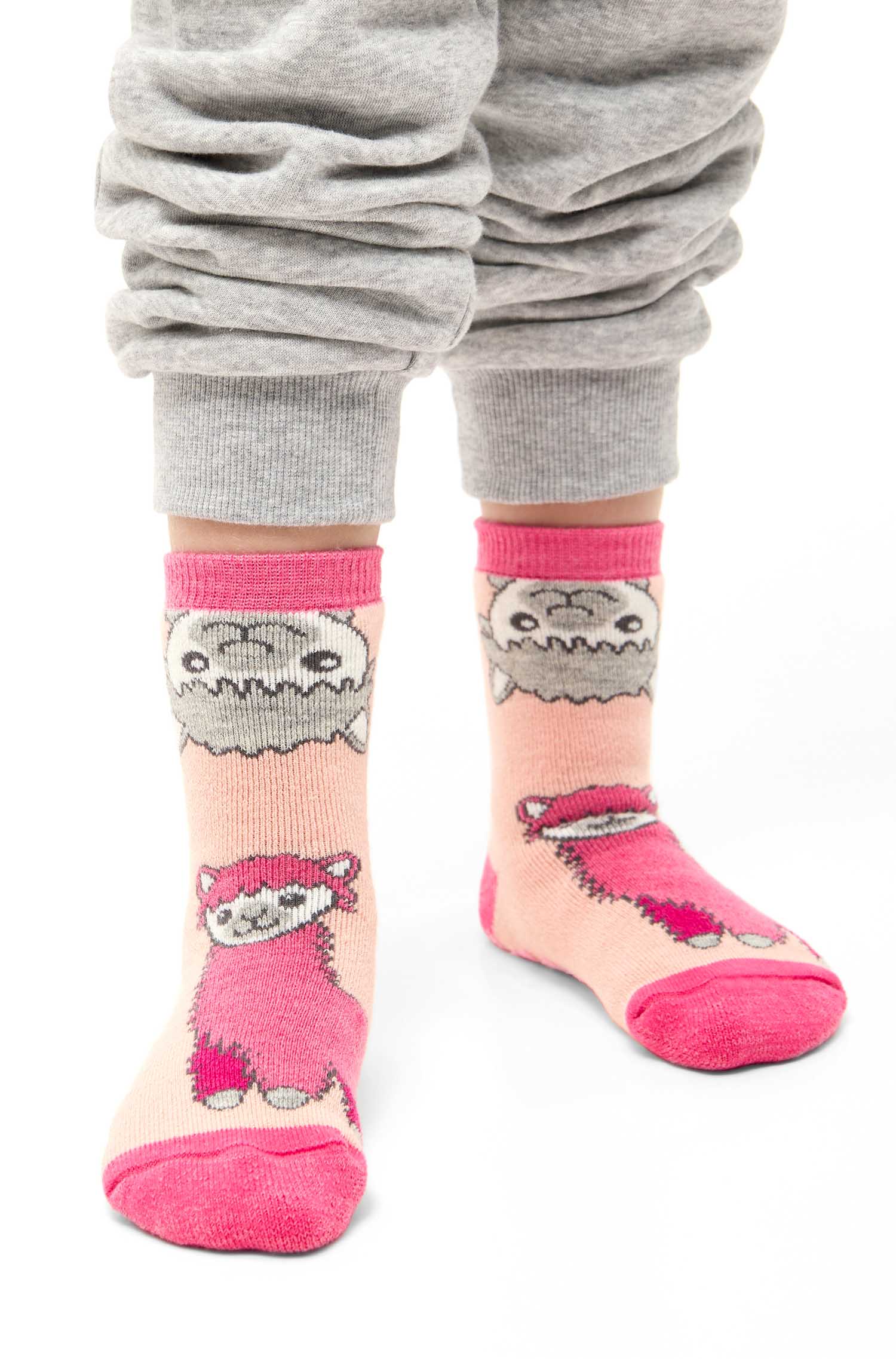 Alpaka Socken ABS-pink