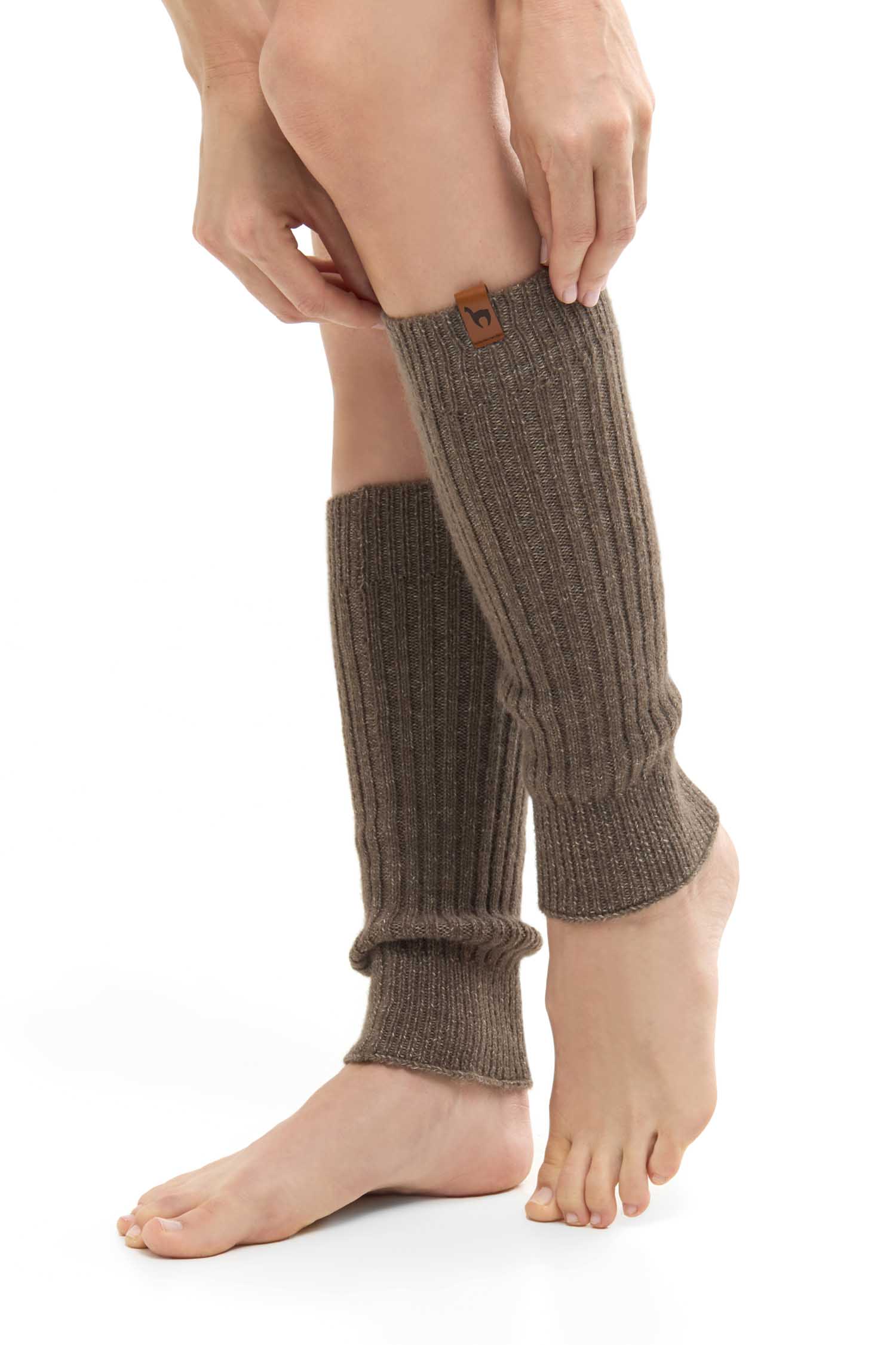 Alpaka Beinstulpen PACA-taupe