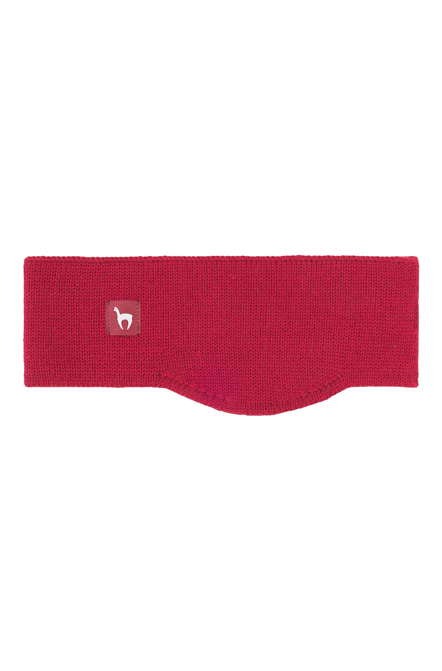 Alpaka Stirnband UNI-rot