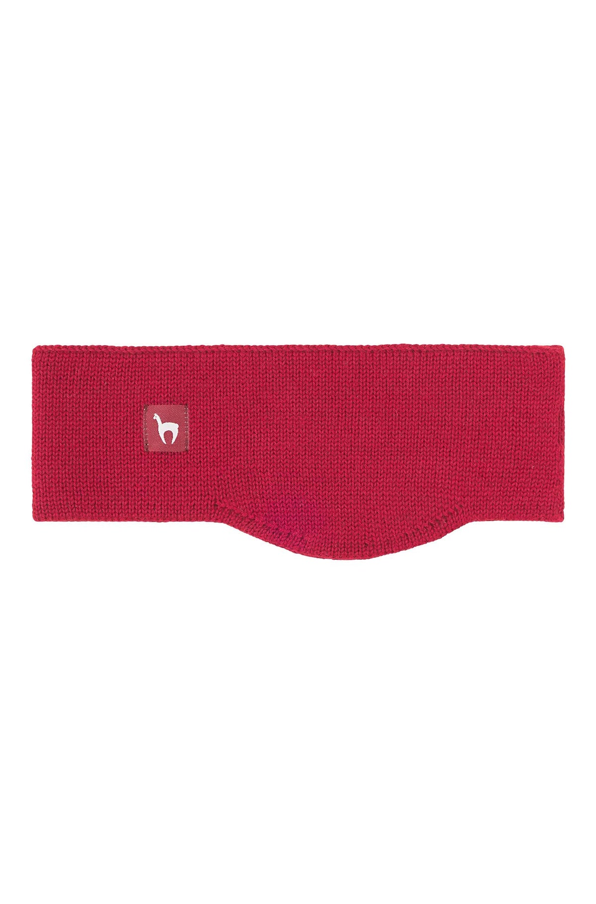 Alpaka Stirnband UNI-rot
