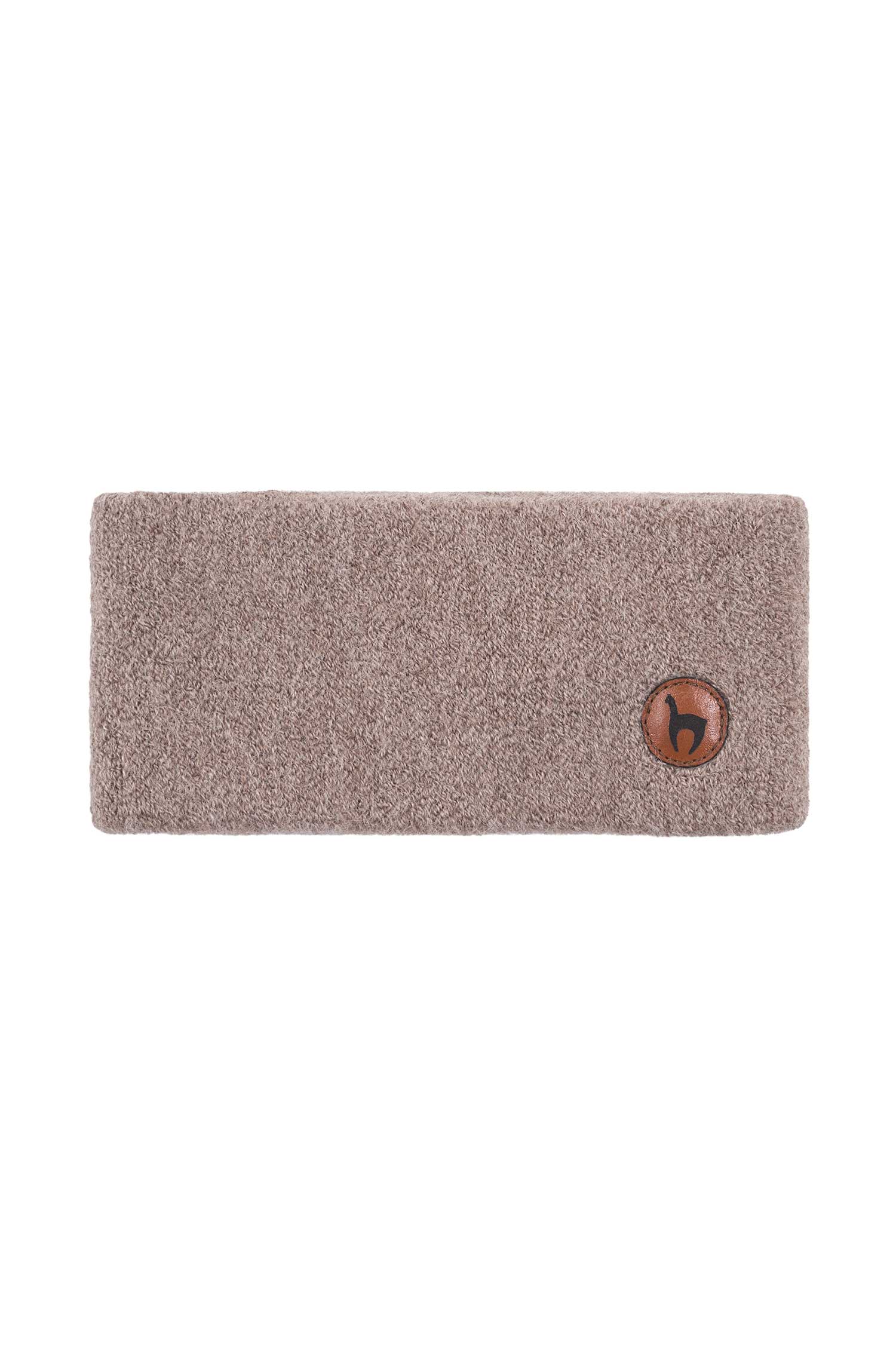 Alpaka Stirnband STRETCH Original-sand