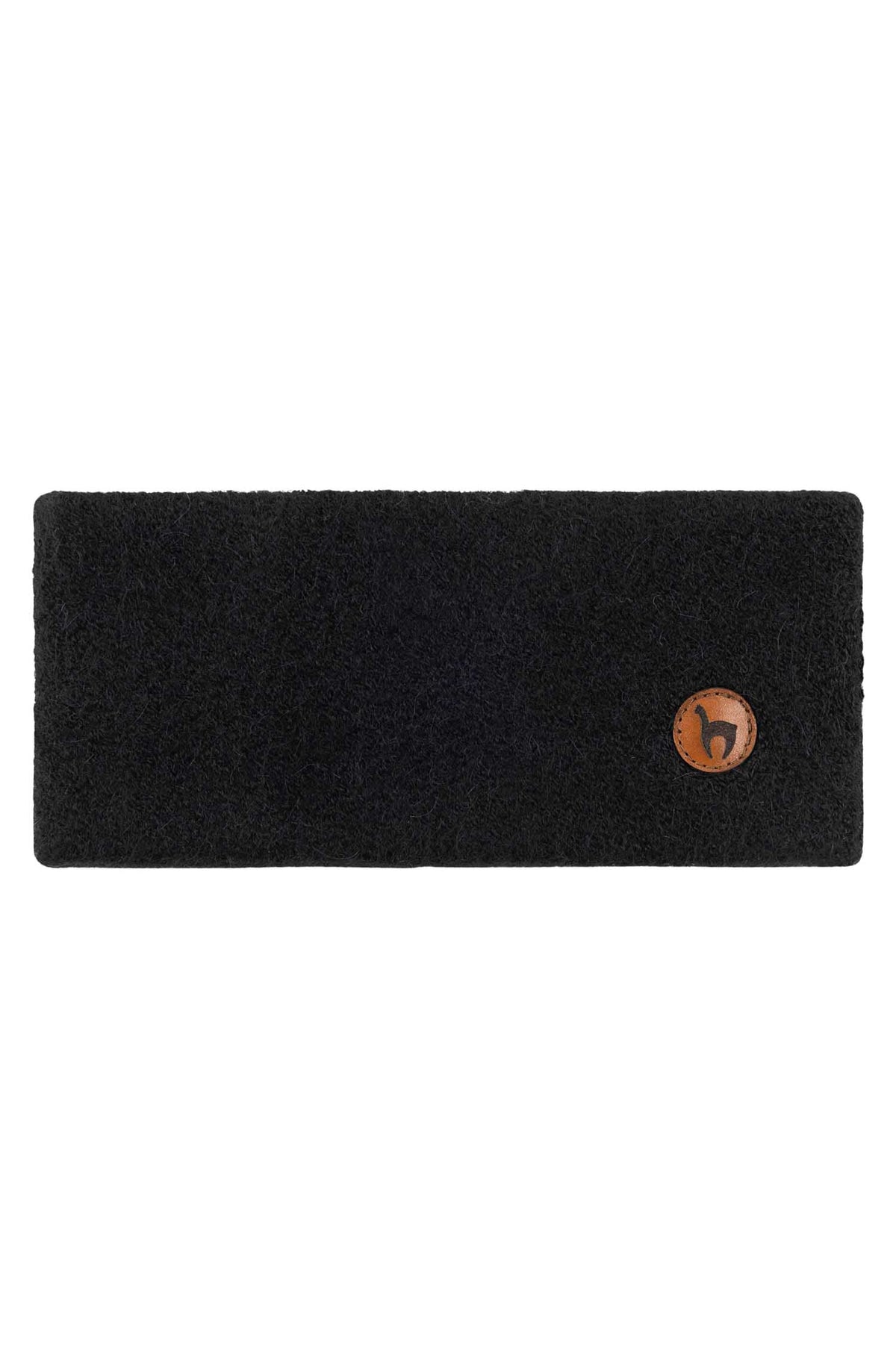 Alpaka Stirnband STRETCH Original-schwarz