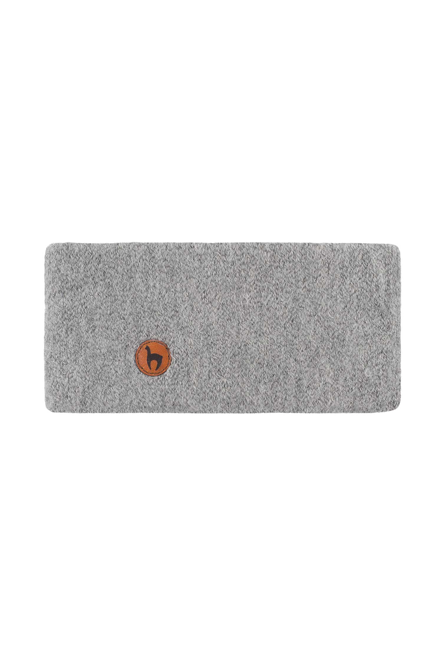 Alpaka Stirnband STRETCH Original-silbergrau