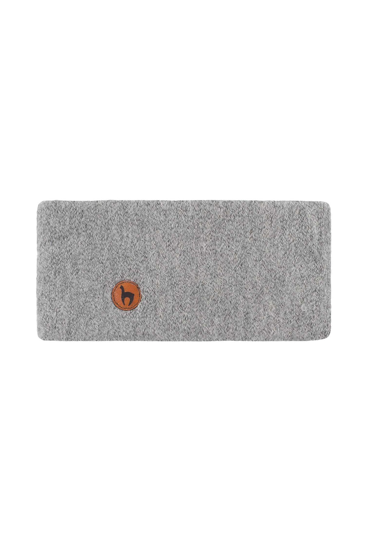 Alpaka Stirnband STRETCH Original-silbergrau