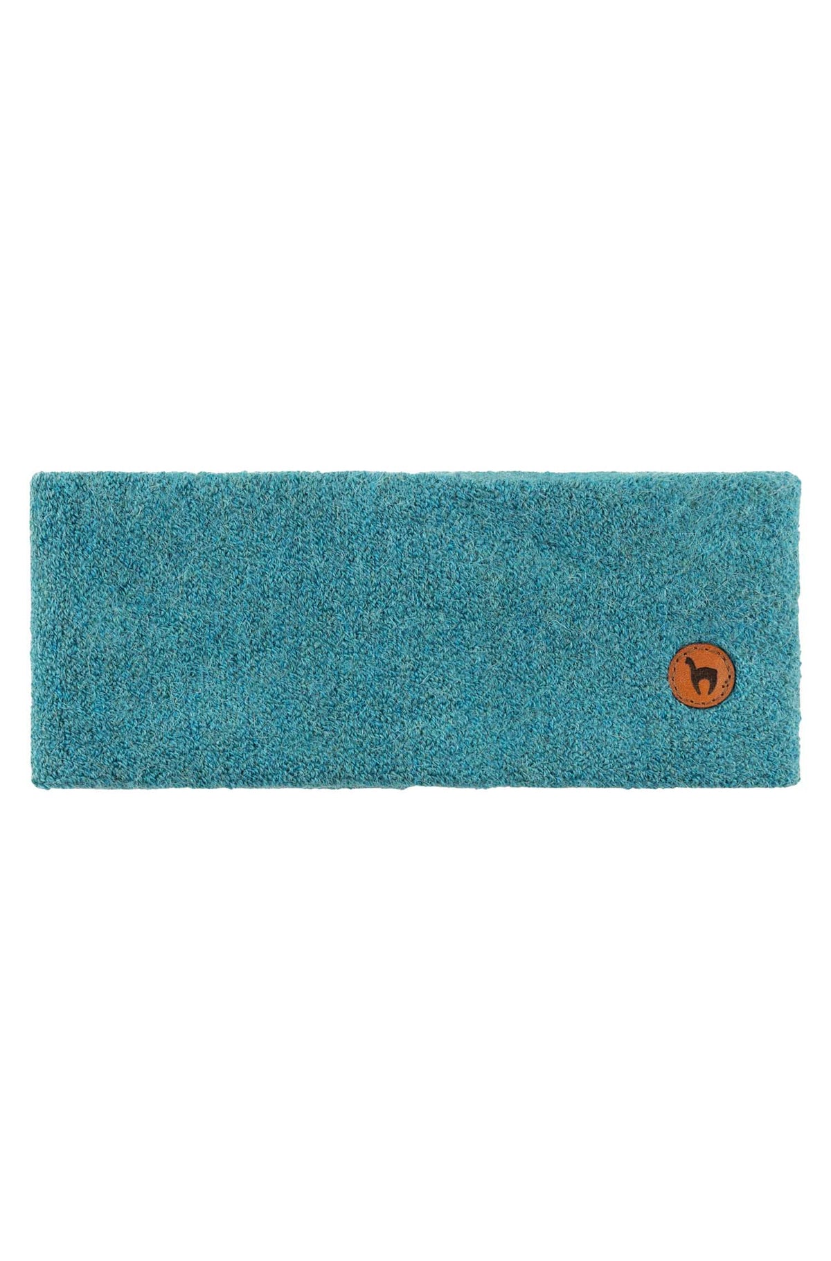Alpaka Stirnband STRETCH-türkis