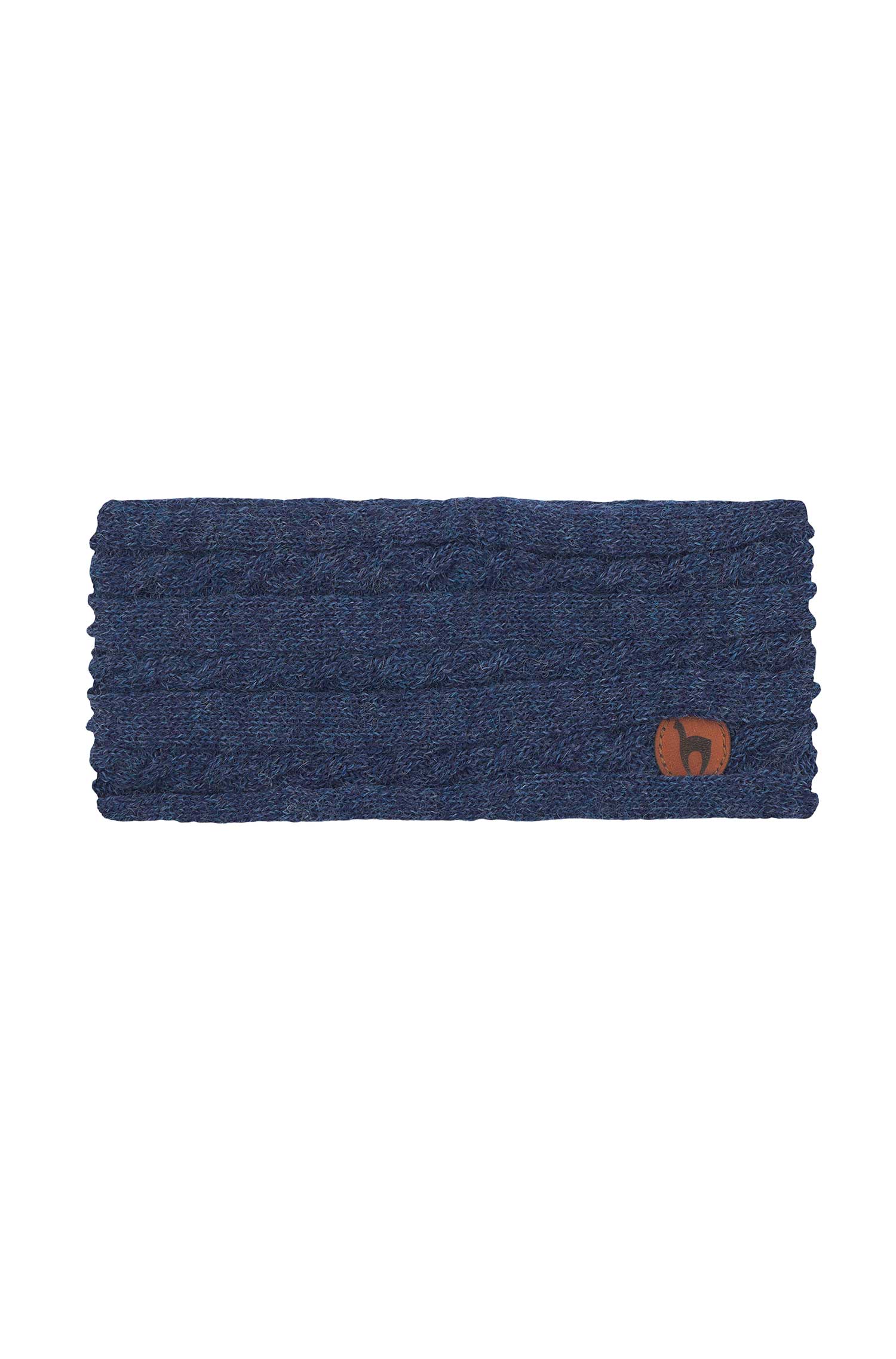 Alpaka Stirnband SUAVE-blau