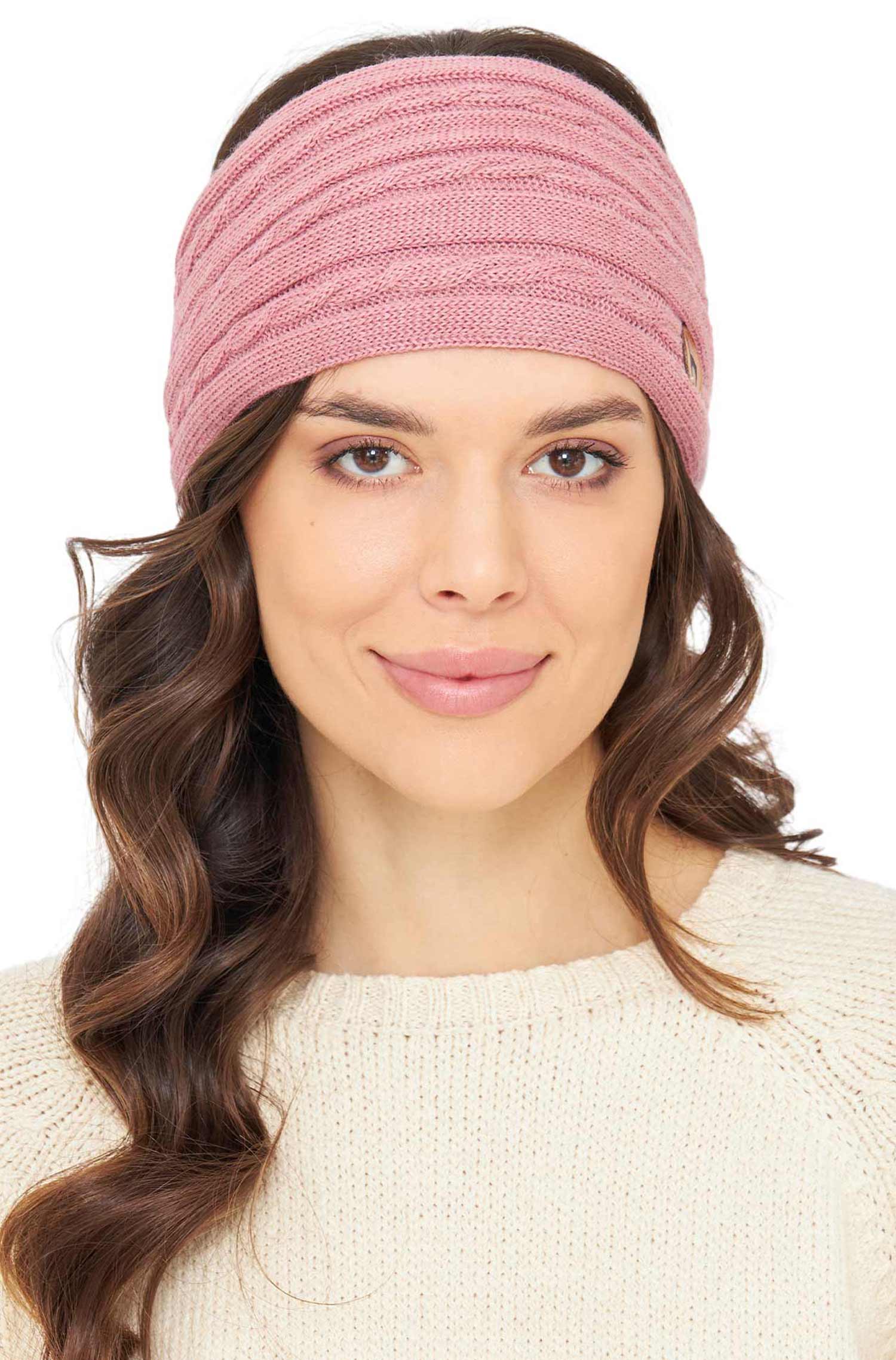 Alpaka Stirnband SUAVE-rosa