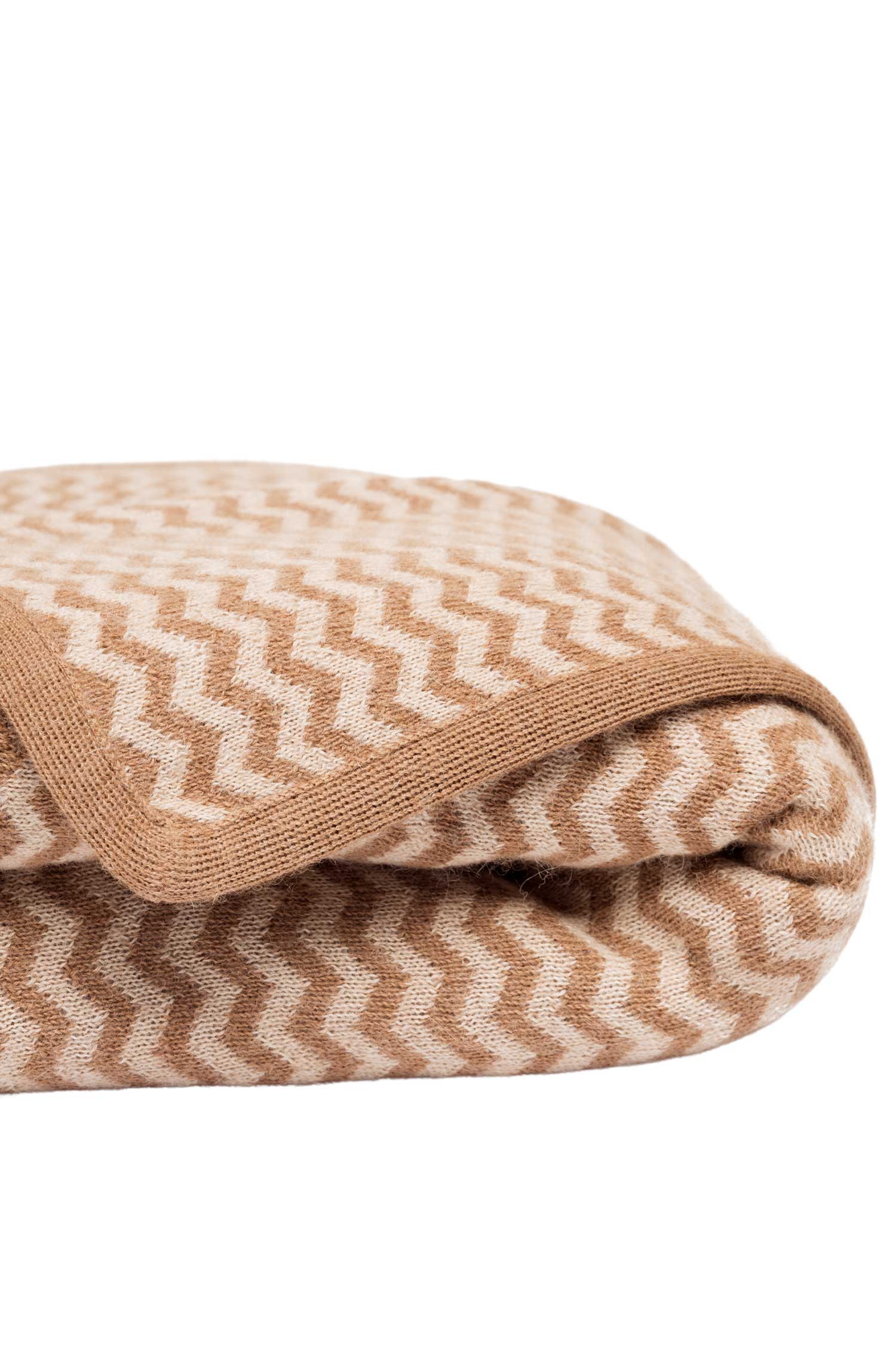 Alpaka Decke PURA NATURA-kamel/beige