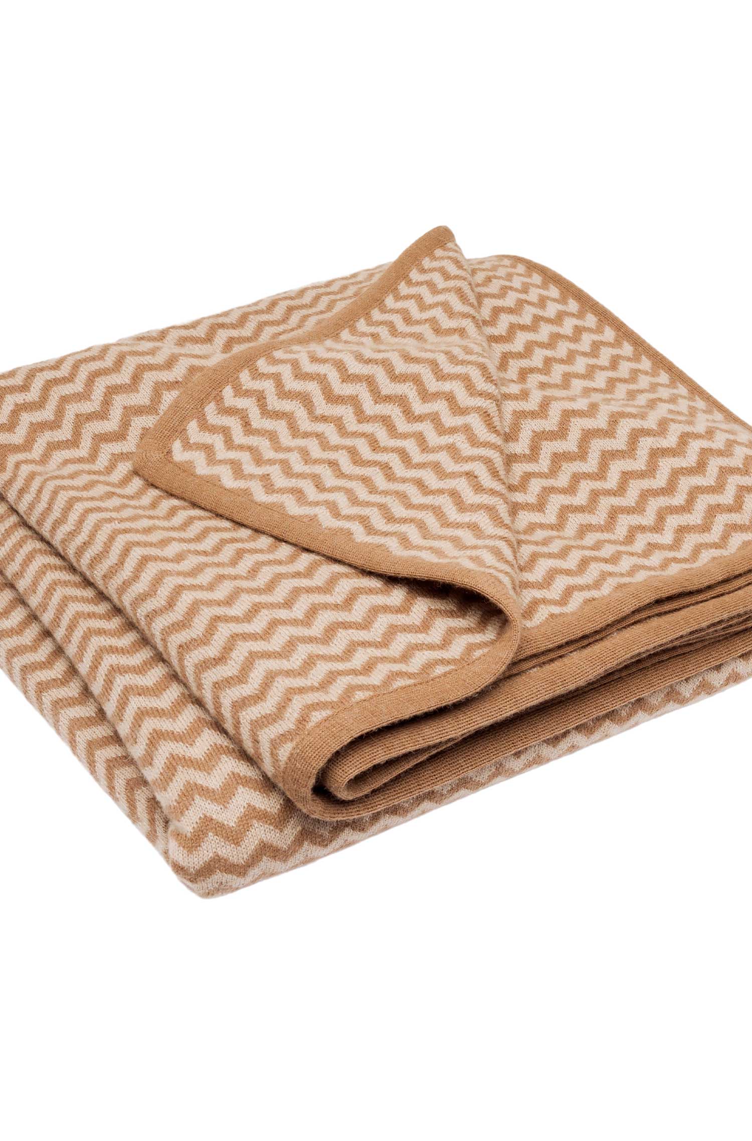 Alpaka Decke PURA NATURA-kamel/beige