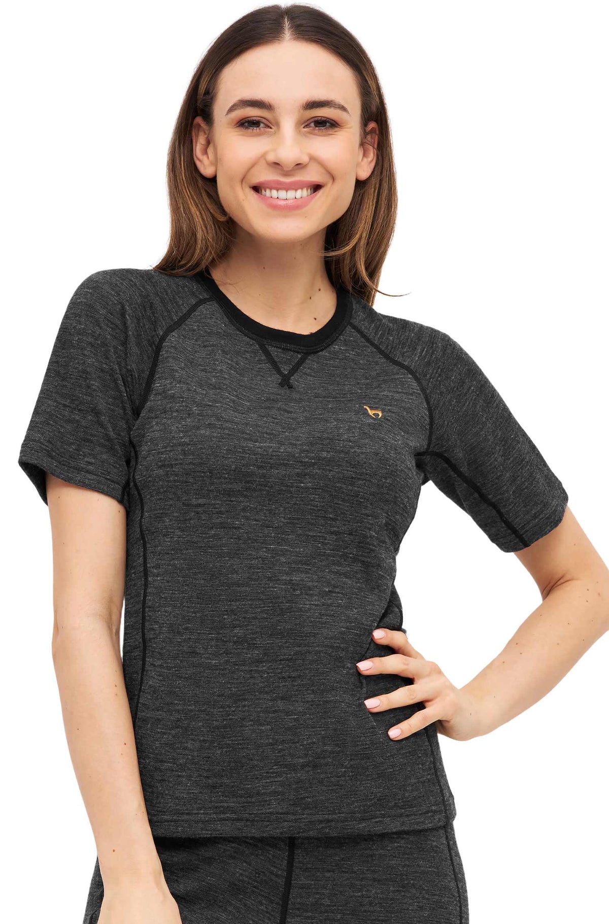 Alpaka Shirt THERMO-anthrazit