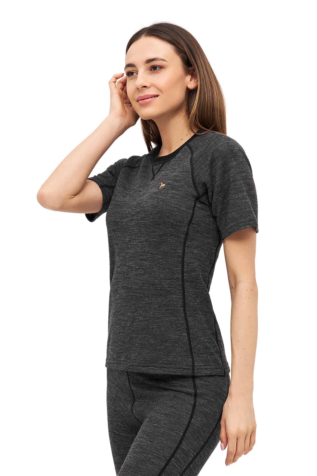 Alpaka Shirt THERMO-anthrazit