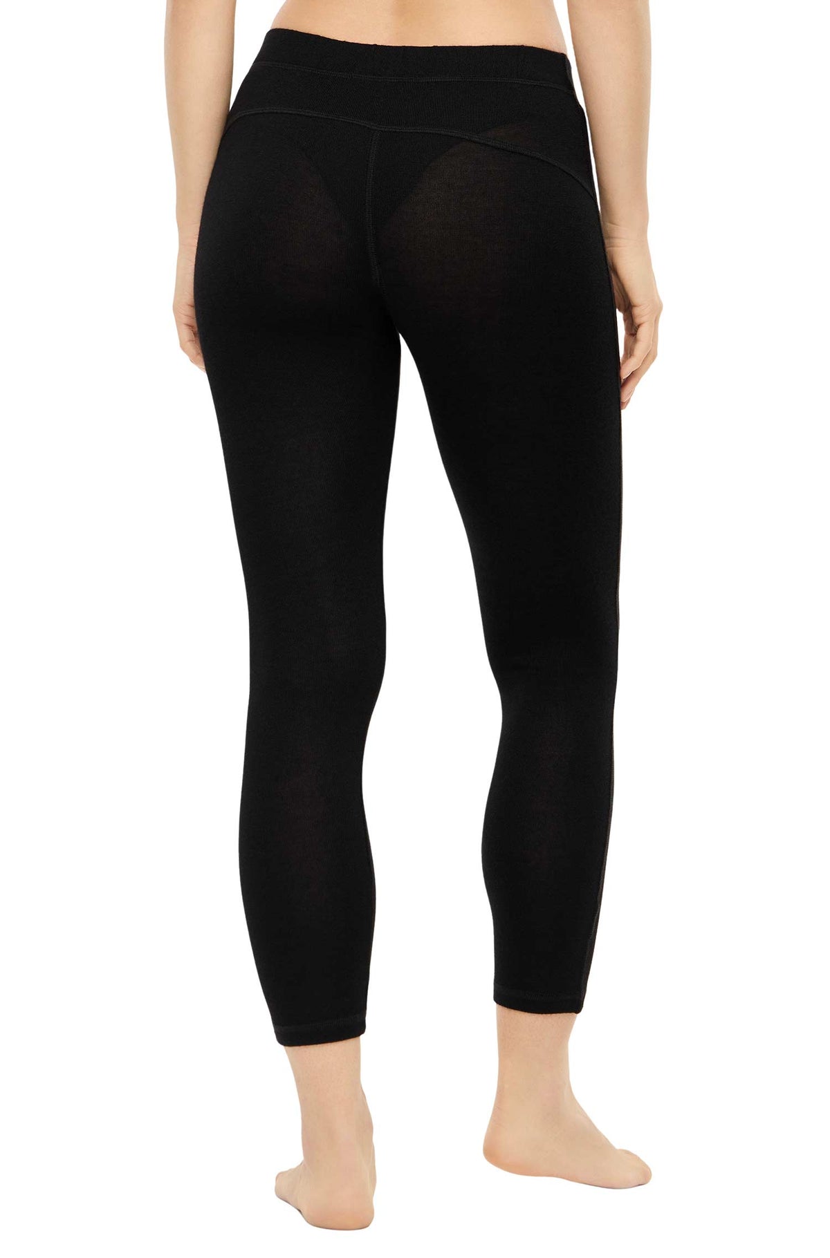 Alpaka Leggings LUZIA-schwarz