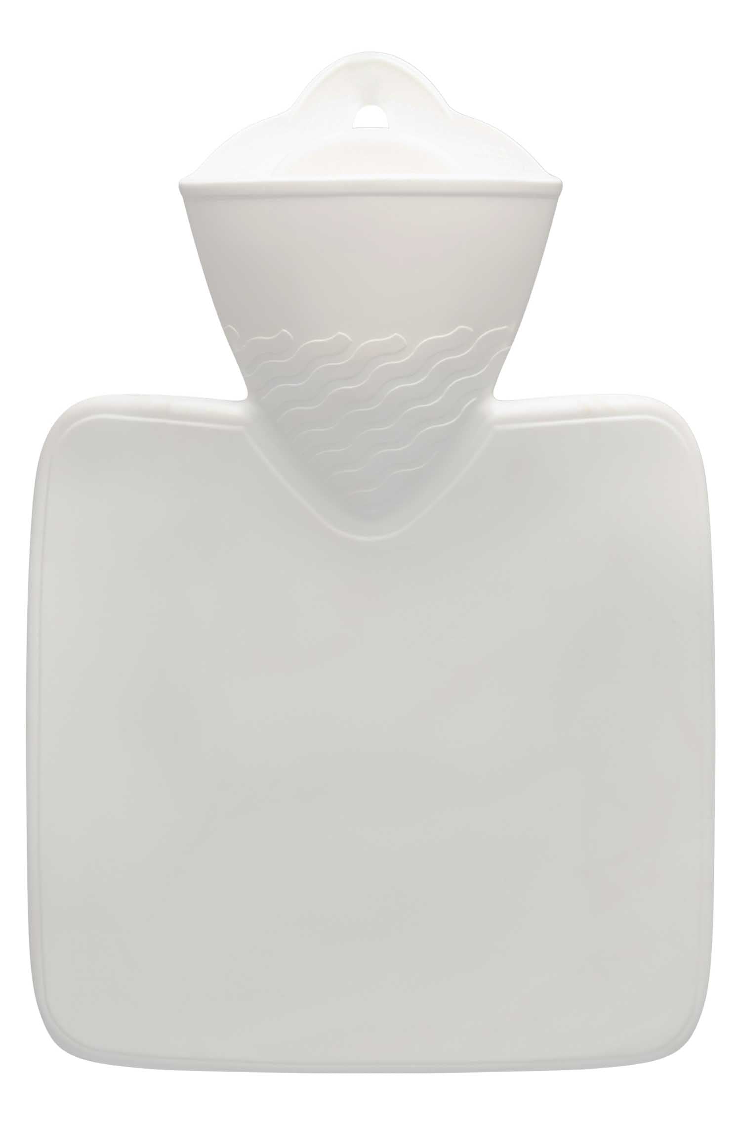 Alpaka Wärmflasche CALIENTE 0.6l-weiss