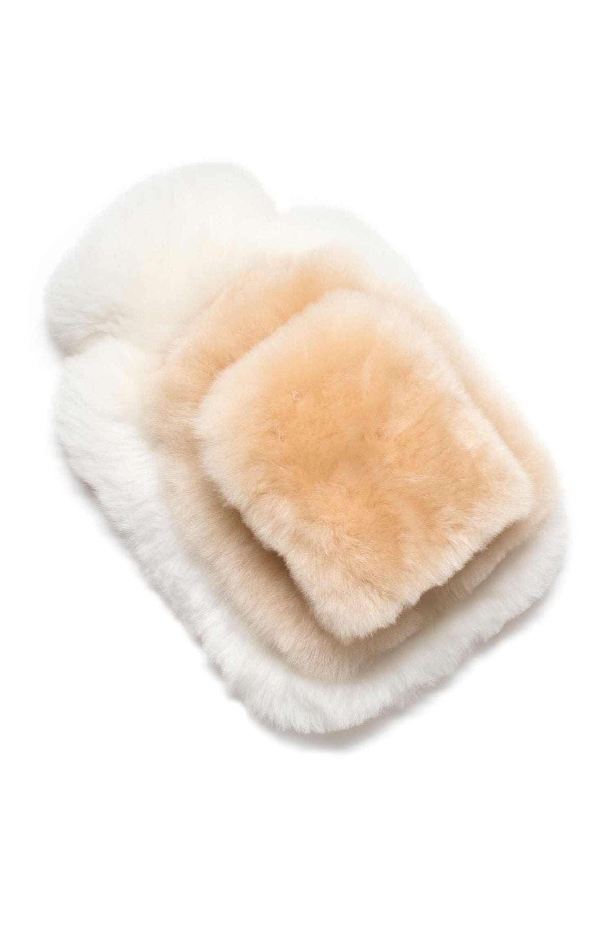 Alpaka Wärmflasche CALIENTE 0.2l-beige