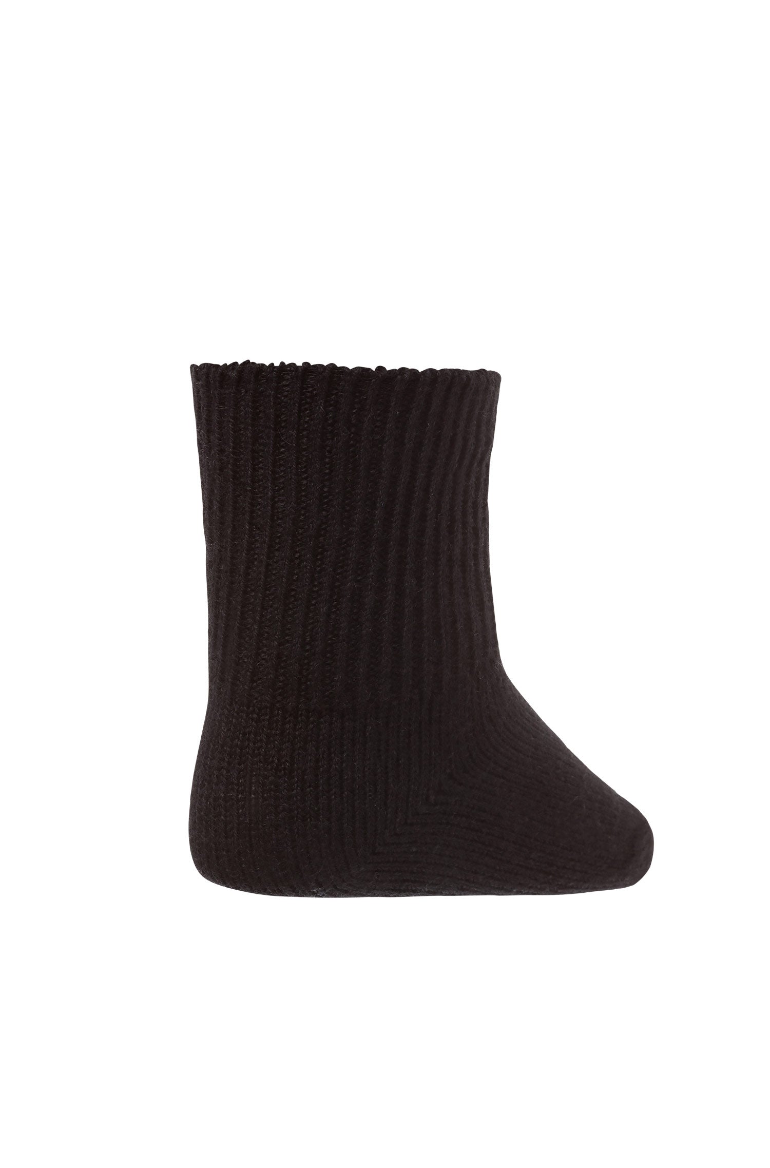 Alpaka Socken Kinder (Gr. 15-29) aus 70% Baby Alpaka & 25% Baumwolle-schwarz