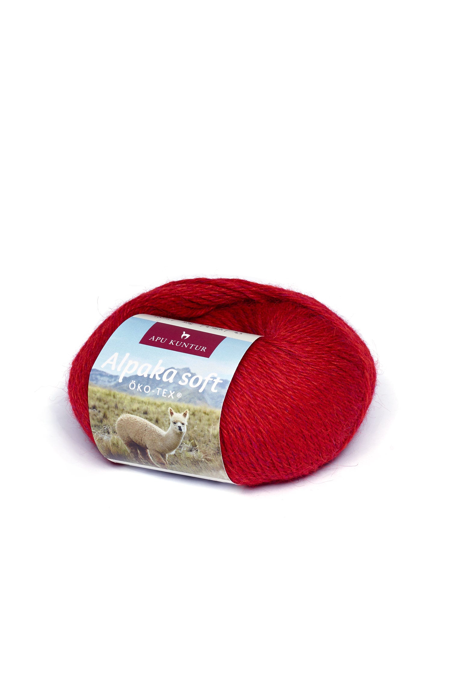 Alpaka Wolle SOFT | 50g | 100% Alpaka Superfine-rot