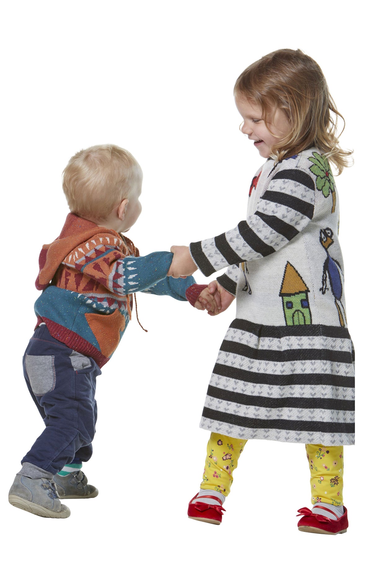 Kinder Kleid AMOR-hellgrau