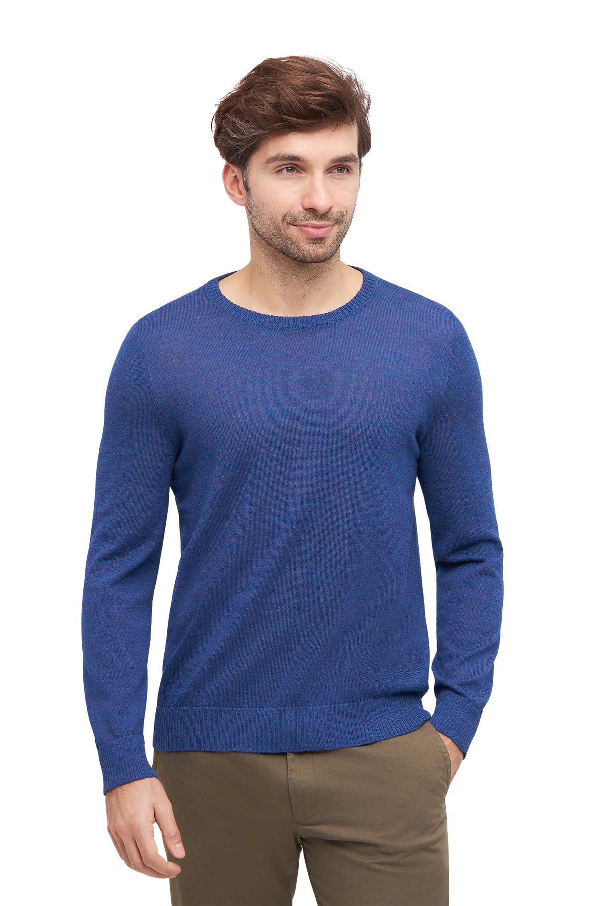 Alpaka Herren Pullover ARTURO-mitternachtsblau