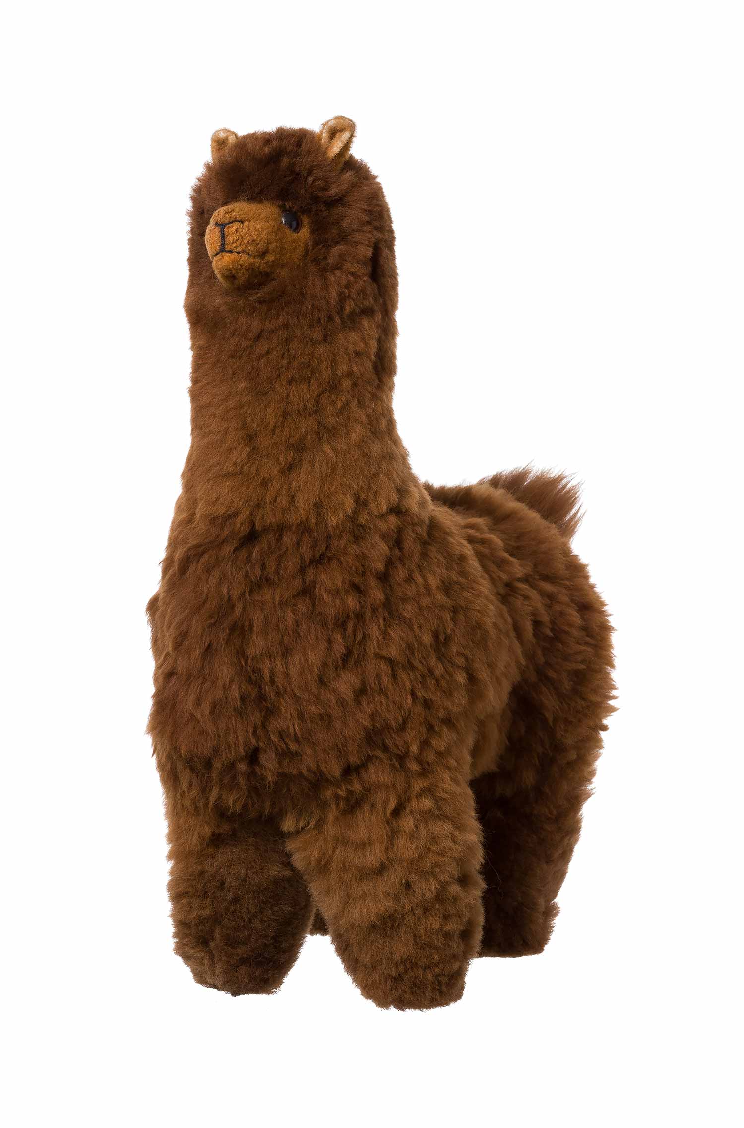 Alpaka Felltier HUACAYA 50cm-braun