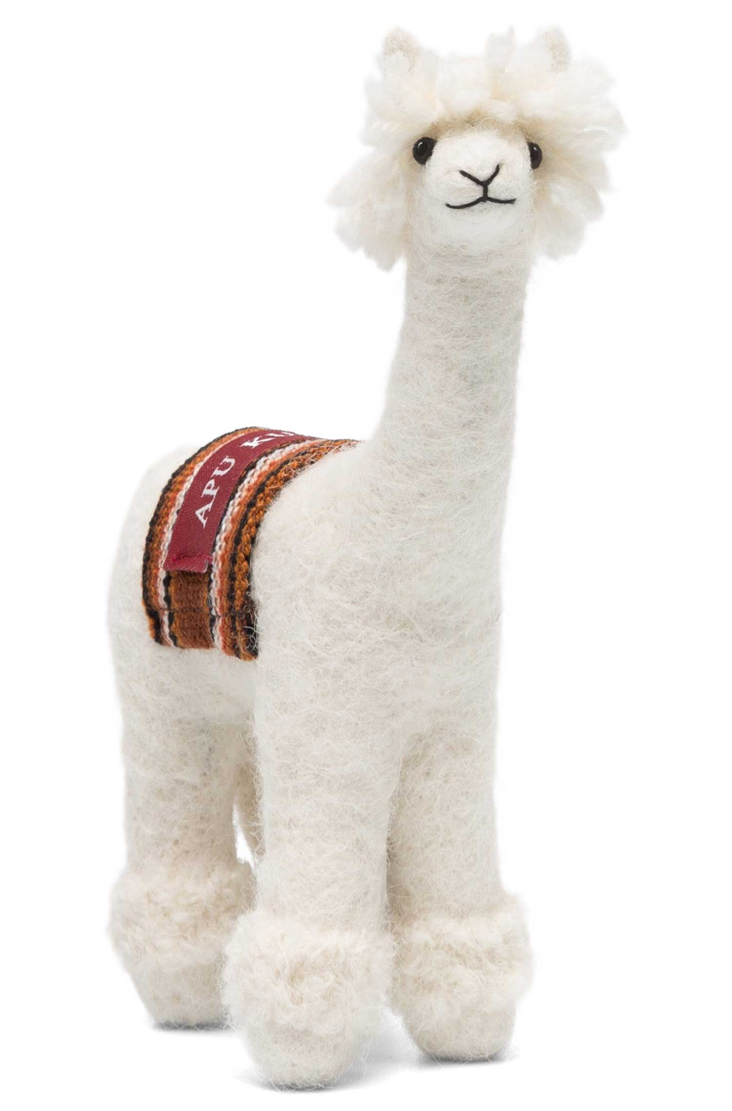 Alpaka Stofftier RASSI-weiss