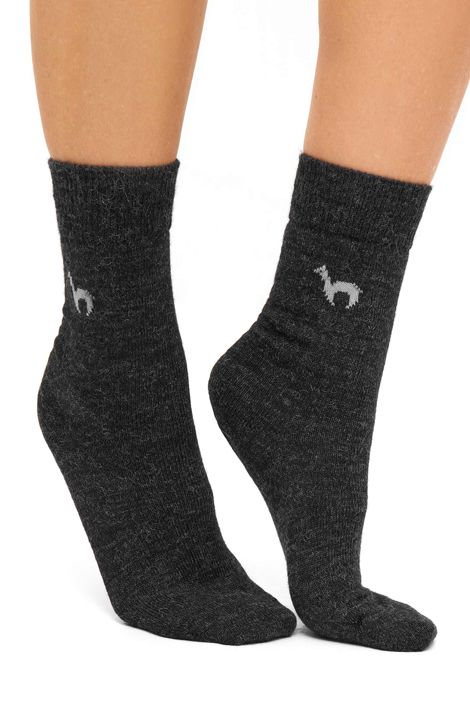 Alpaka Socken BUSINESS-dunkelgrau