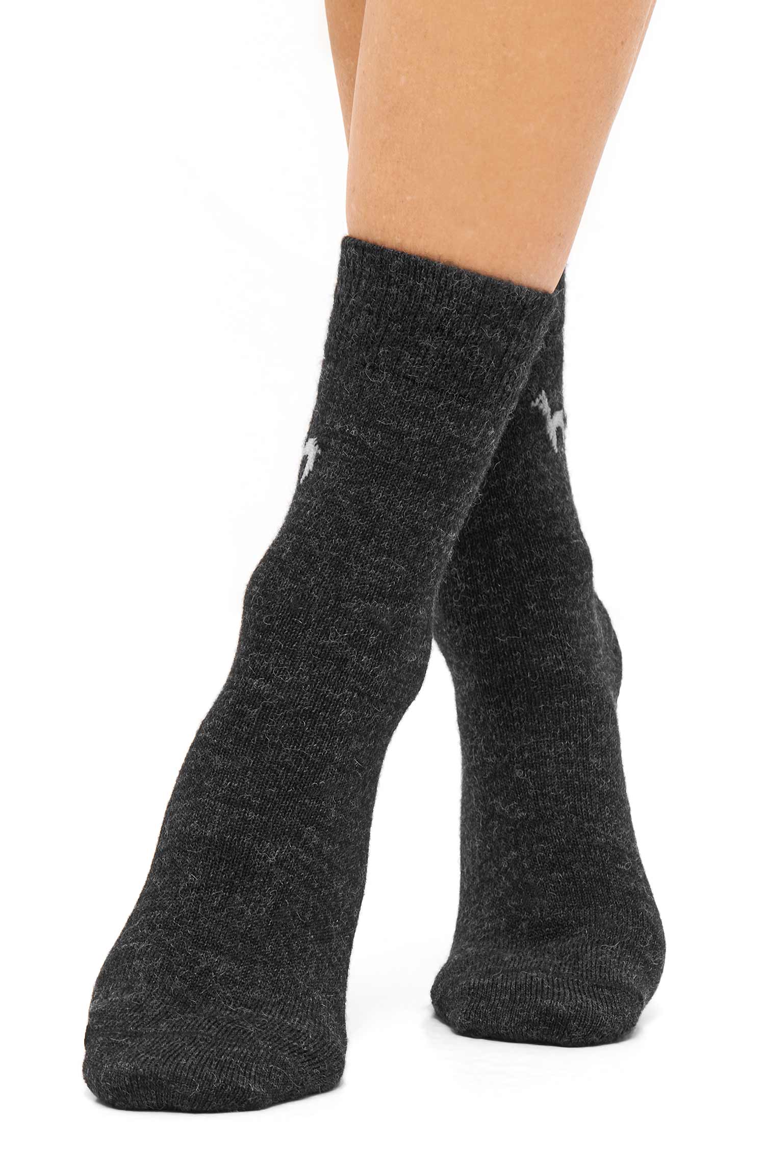 Alpaka Socken BUSINESS | 6er-Pack-dunkelgrau