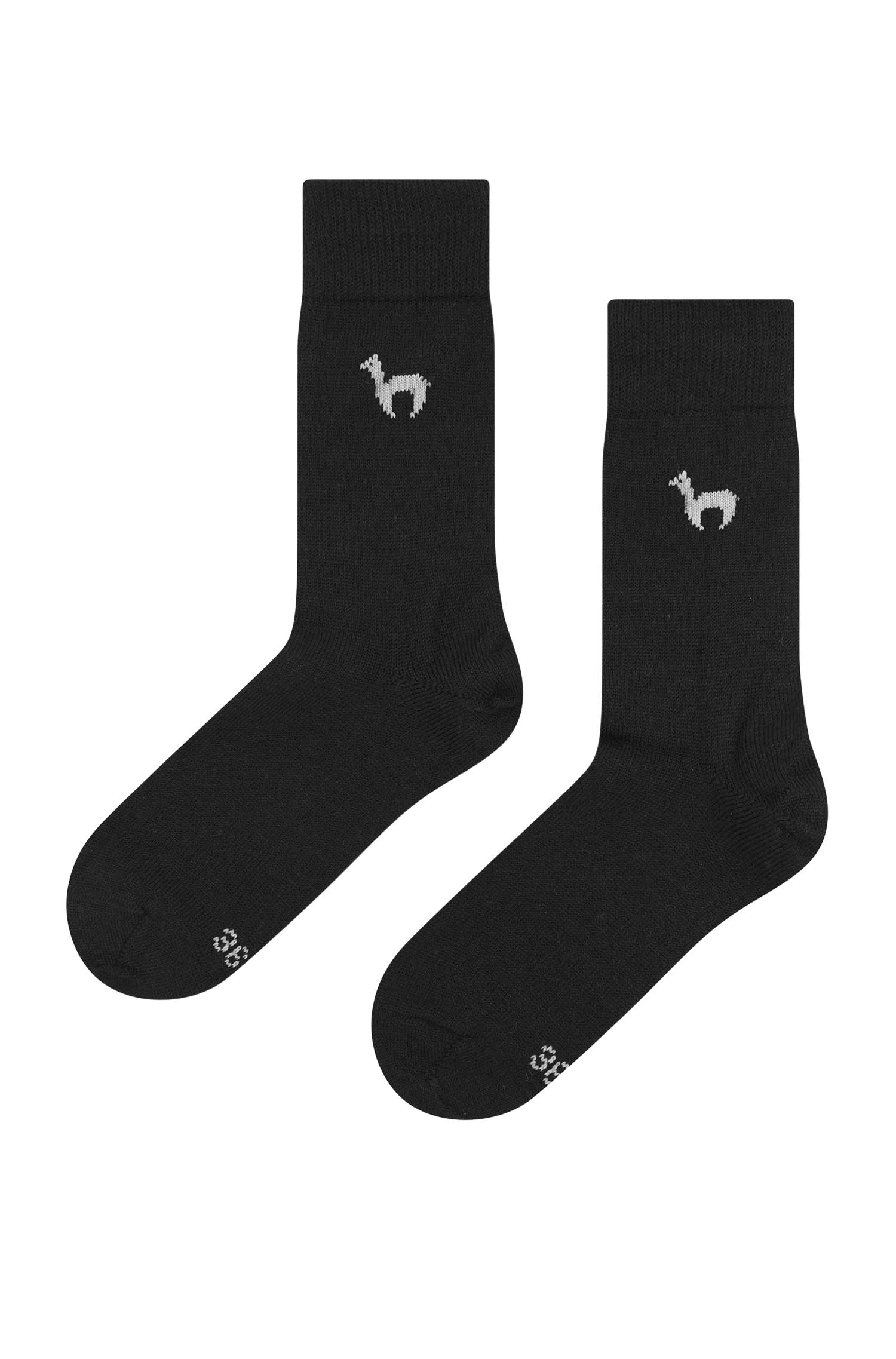 Alpaka Socken BUSINESS | 6er-Pack-schwarz