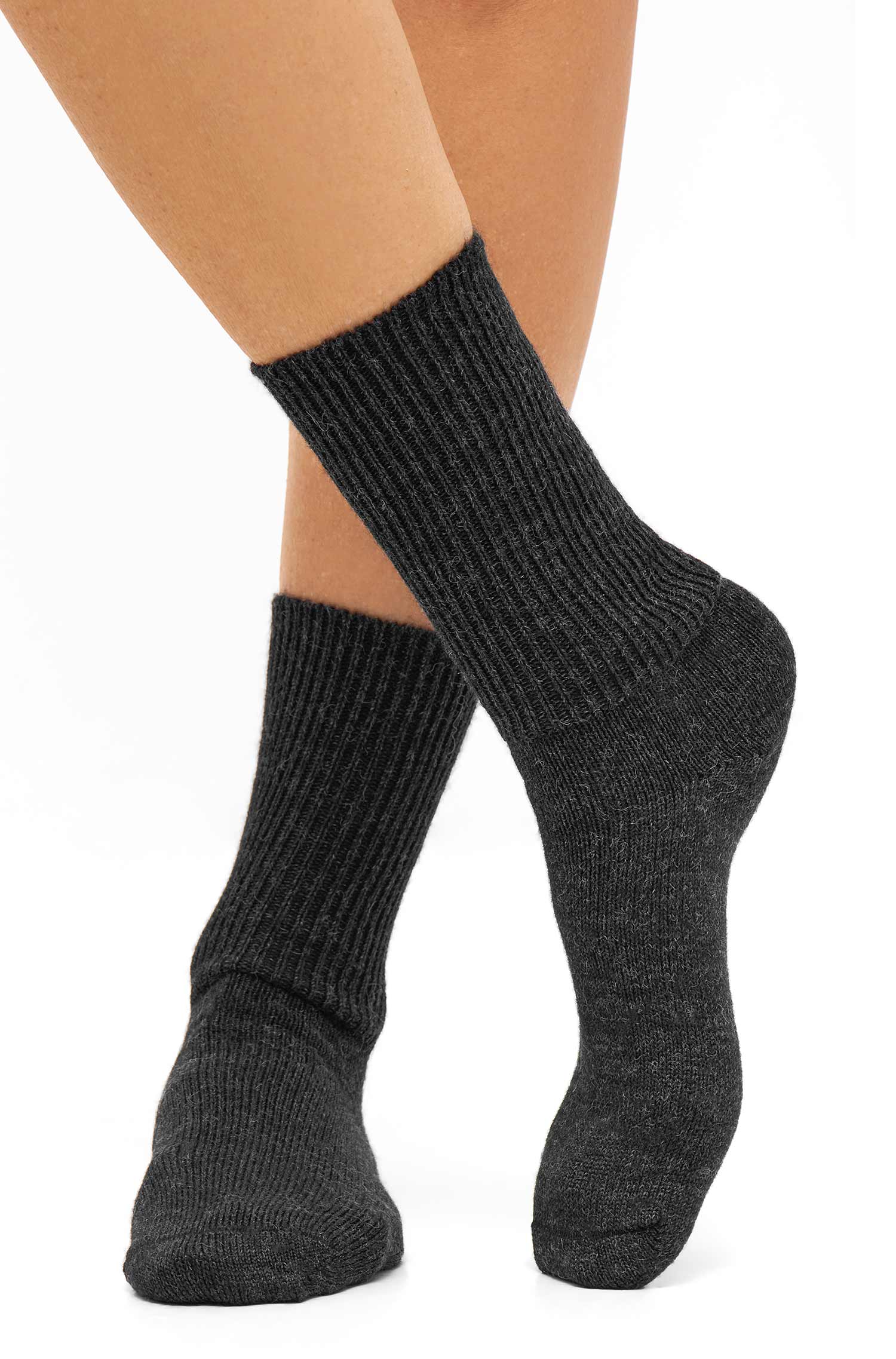 Alpaka Socken SOFT | 6er-Pack-dunkelgrau