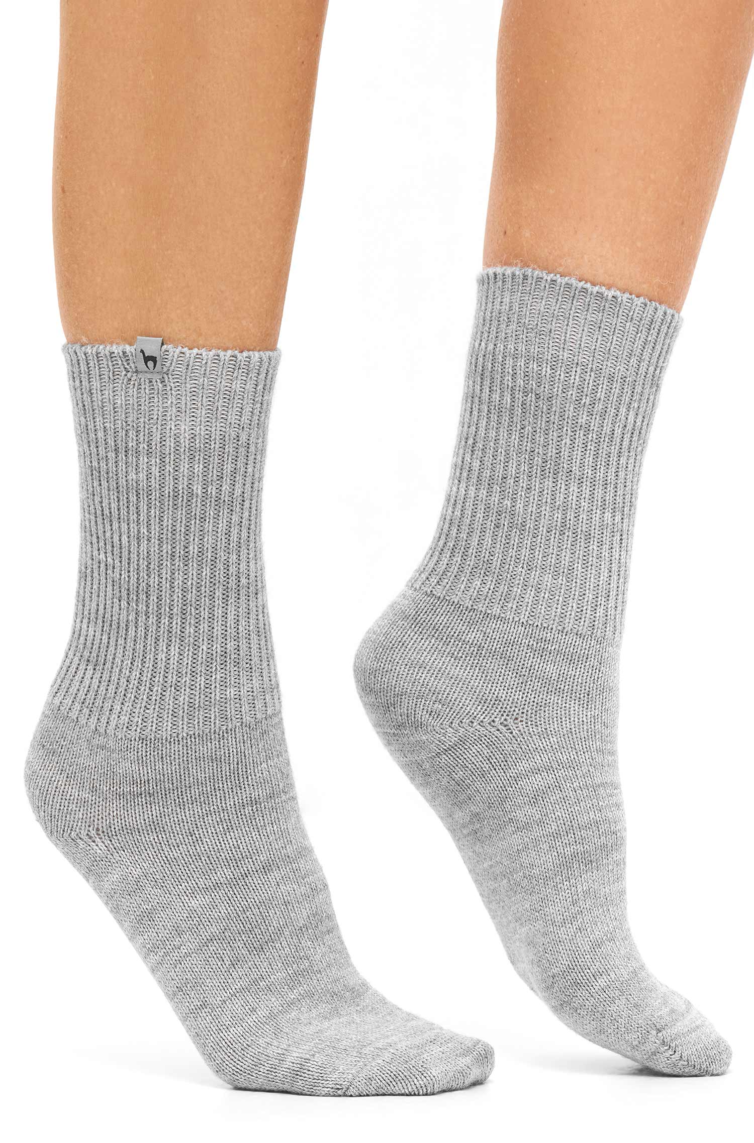Alpaka Socken SOFT | 6er-Pack-silbergrau